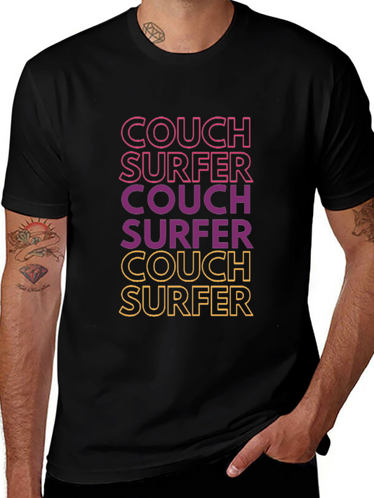 Couch Surfer Graphic Tee - Relaxed Style!