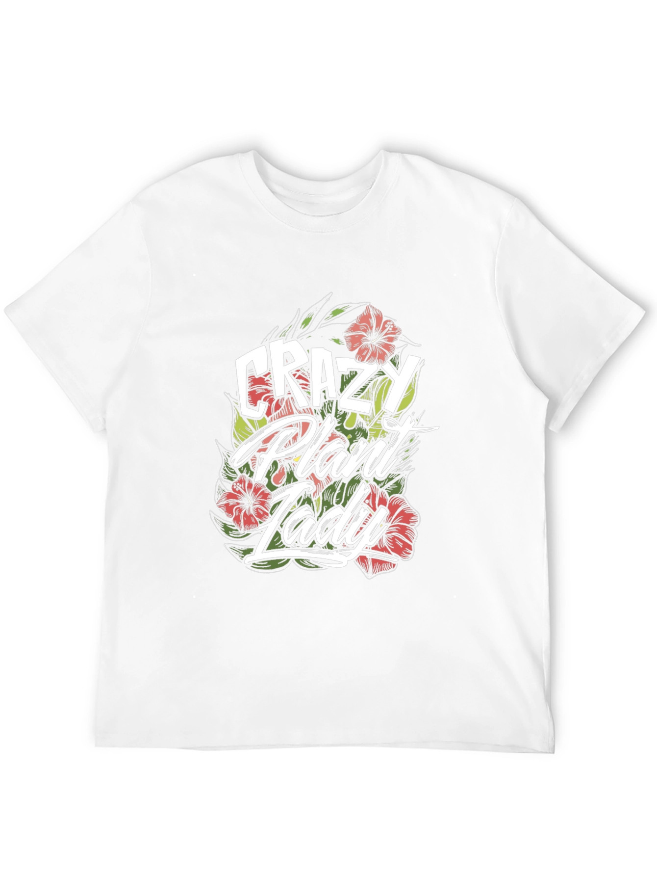 Crazy Plant Lady Graphic Tee - Black