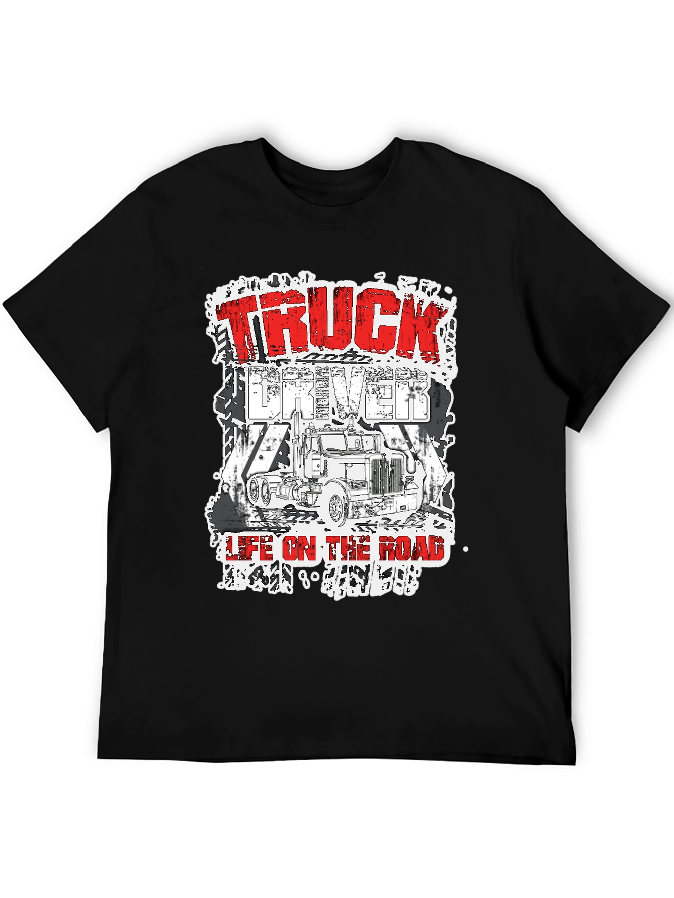 Truck Driver Life On The Road T-Shirt