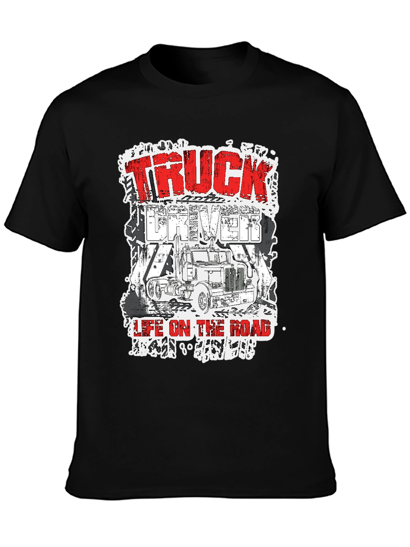 Truck Driver Life On The Road T-Shirt