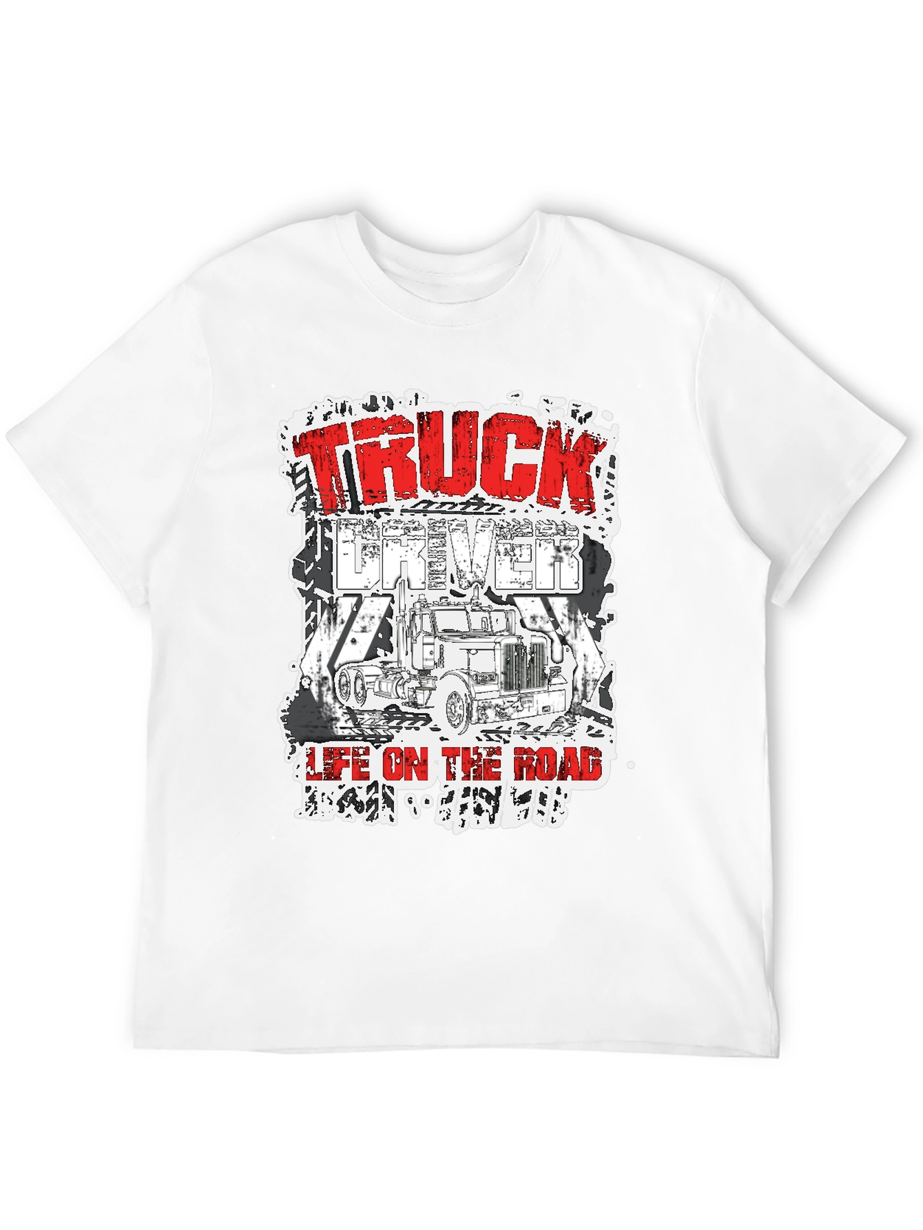 Truck Driver Life On The Road T-Shirt