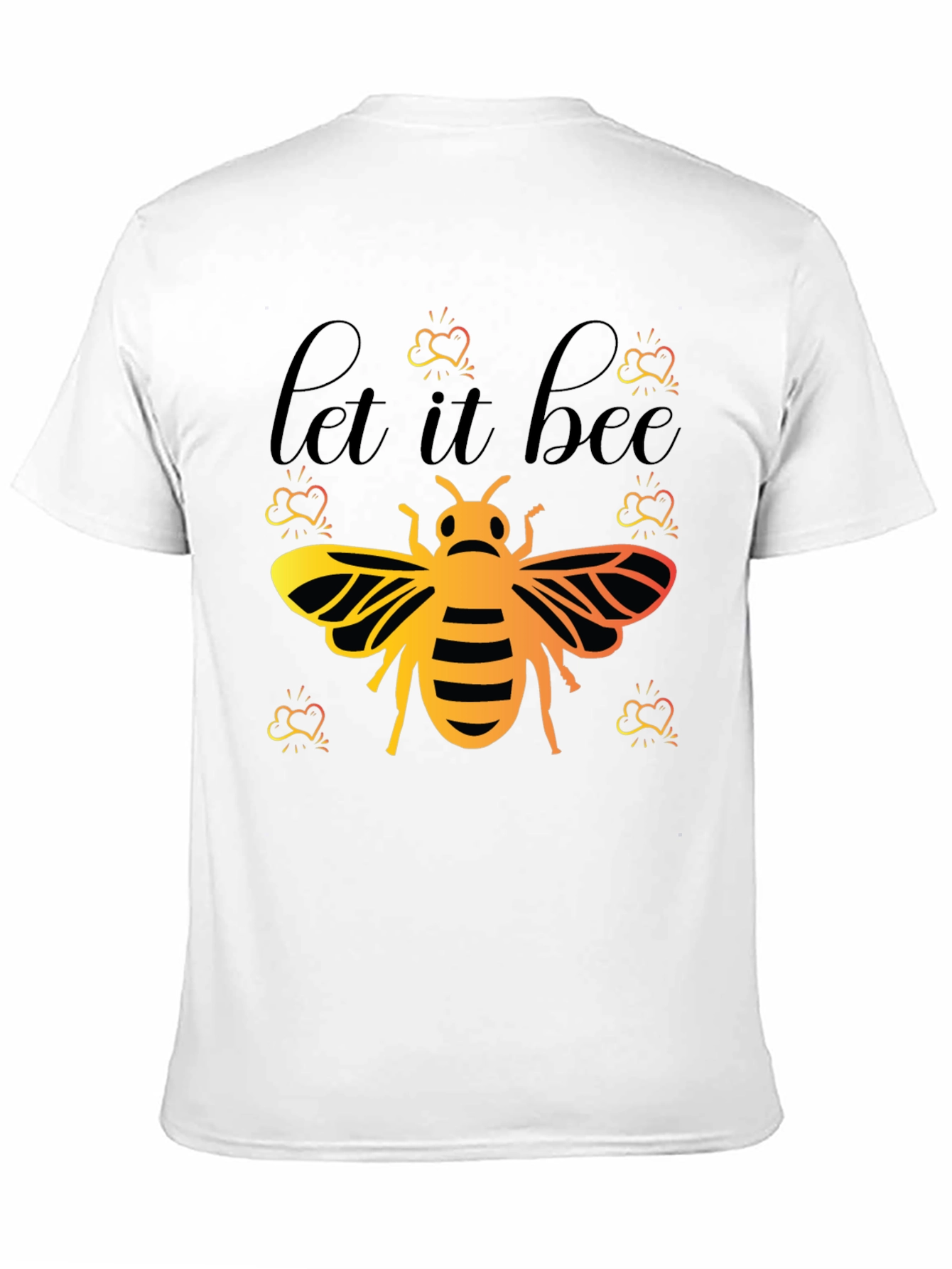 Let It Bee Graphic Tee - Trendy Honeybee Design