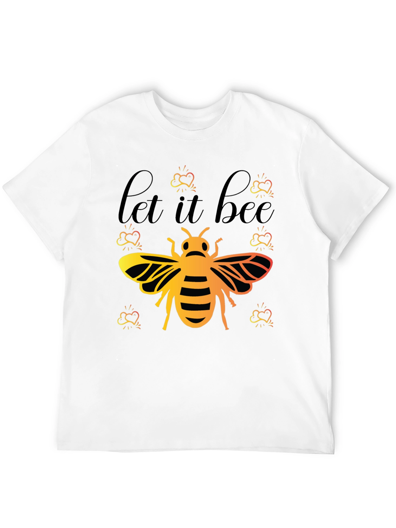 Let It Bee Graphic Tee - Trendy Honeybee Design
