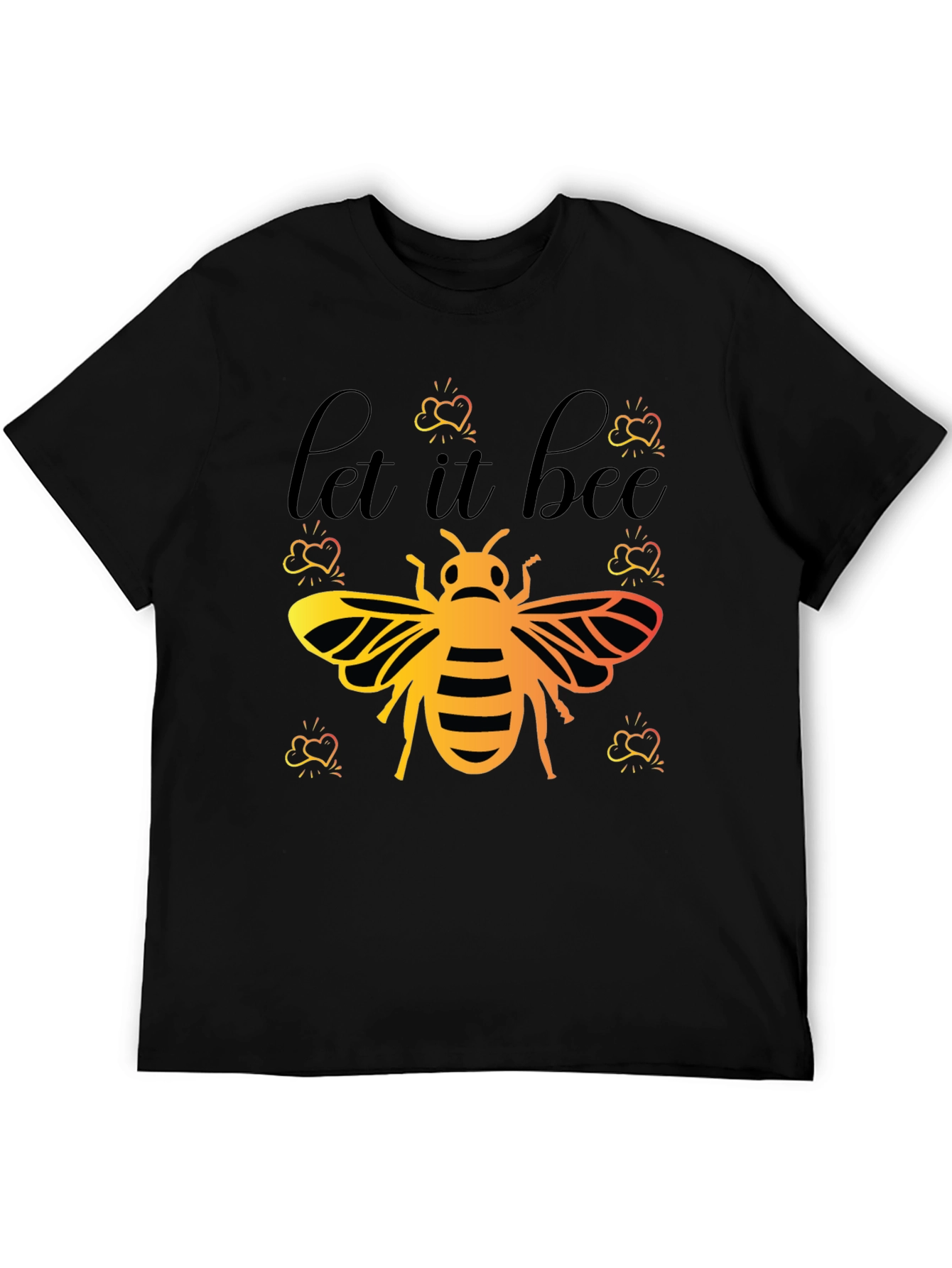 Let It Bee Graphic Tee - Trendy Honeybee Design