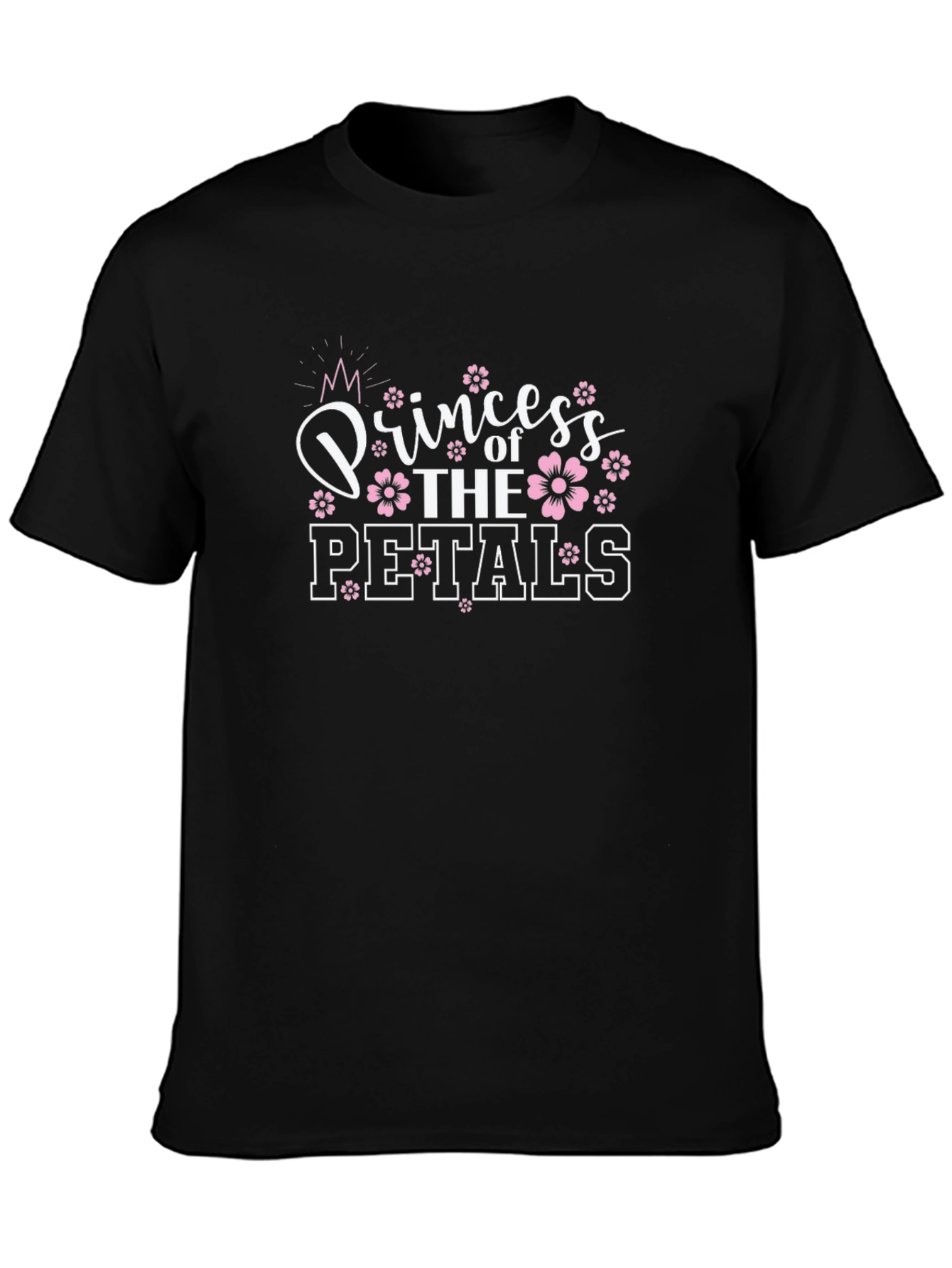 Princess of the Petals Black T-Shirt