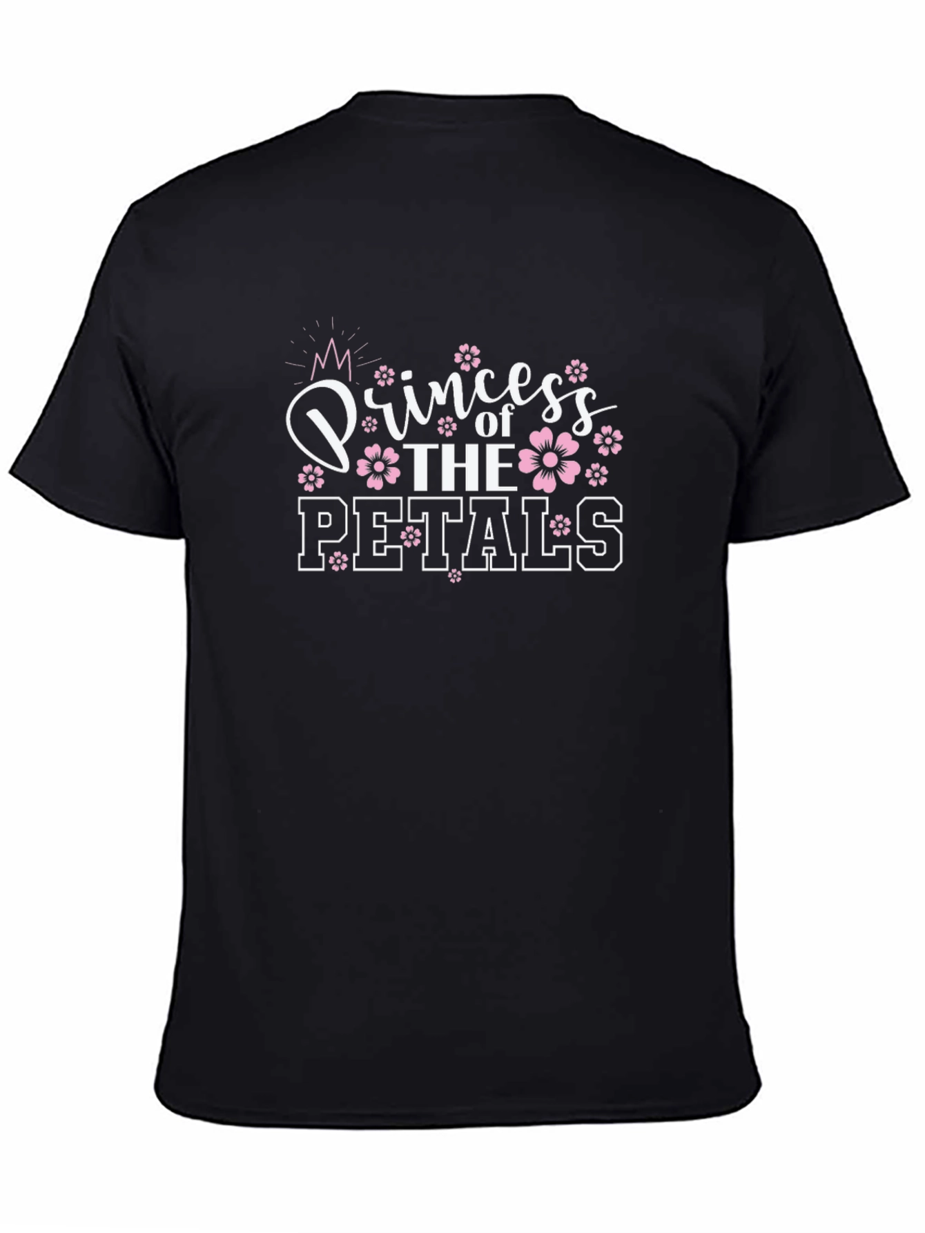 Princess of the Petals Black T-Shirt