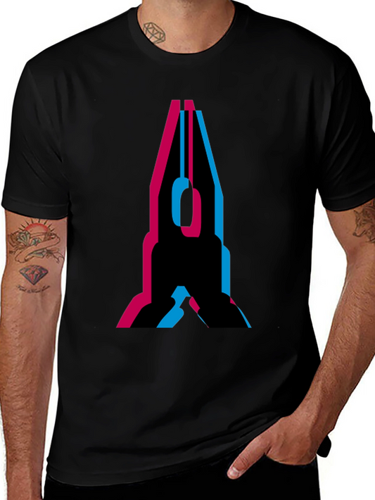 Retro Tech Black T-Shirt
