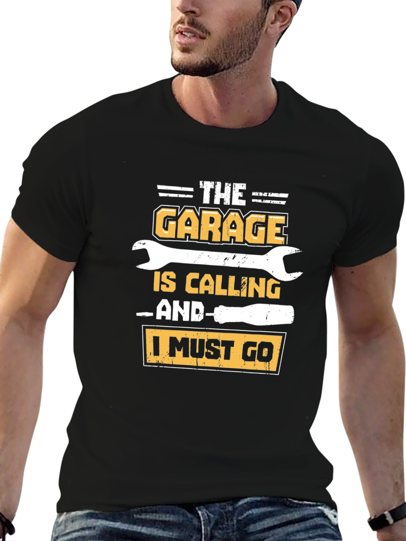 The Garage is Calling T-Shirt - Mechanic Gift