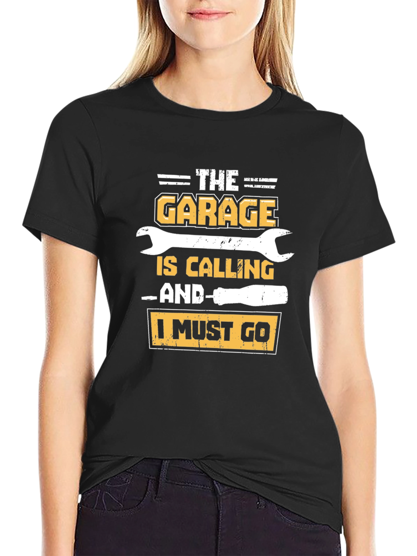 The Garage is Calling T-Shirt - Mechanic Gift