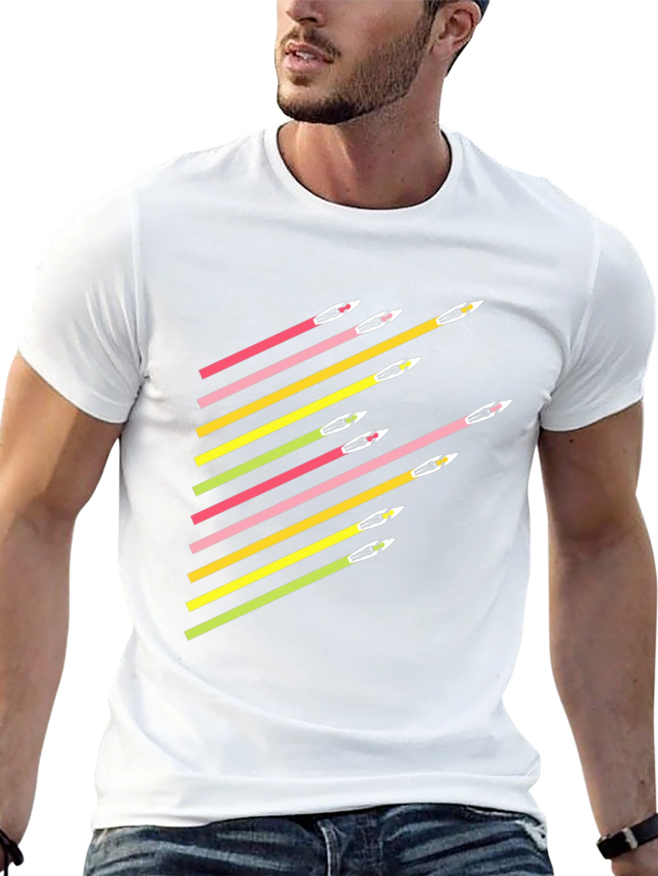 Retro Arrow Tee - Mens Graphic T-Shirt
