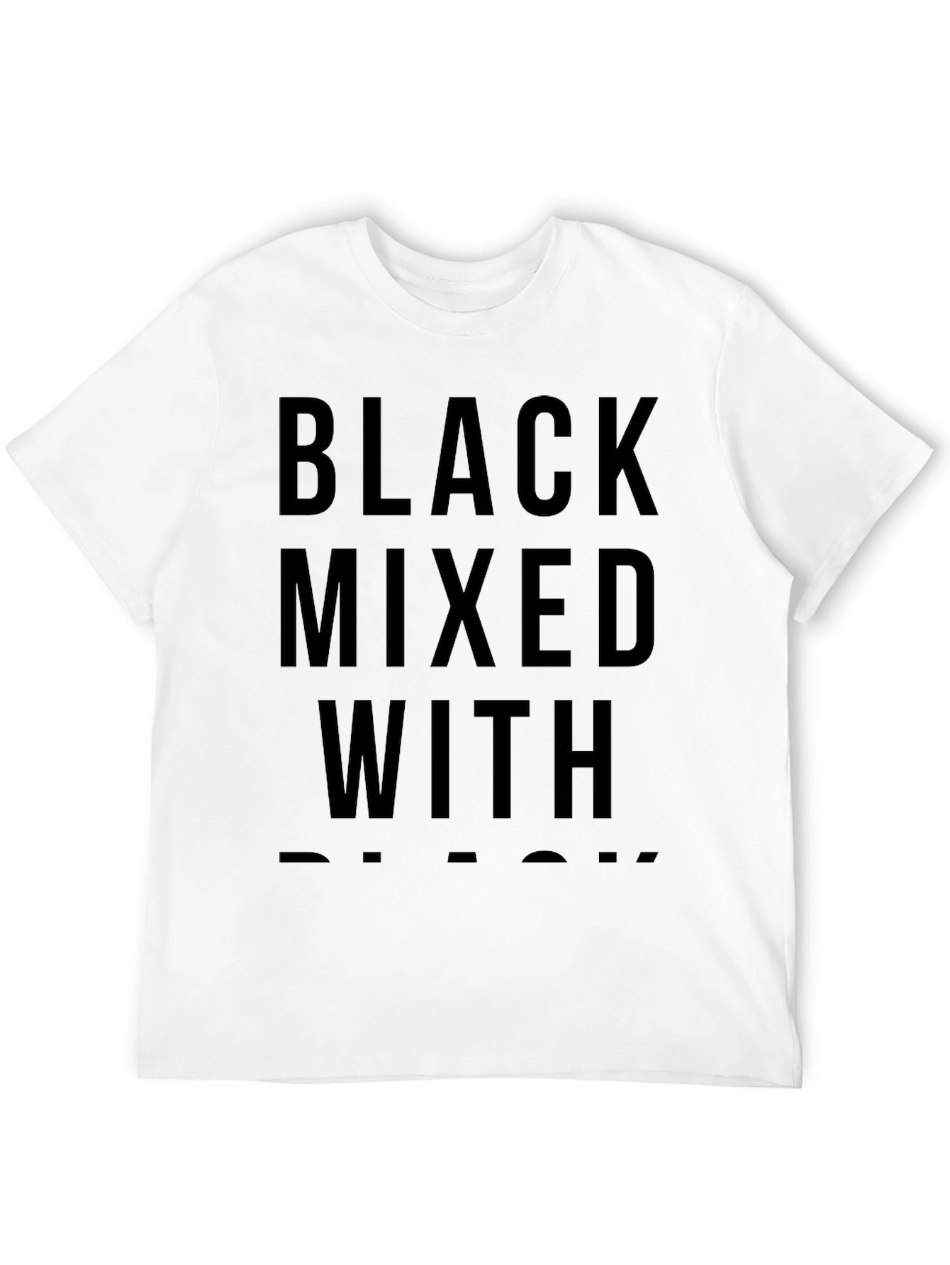 Black Mixed With T-Shirt