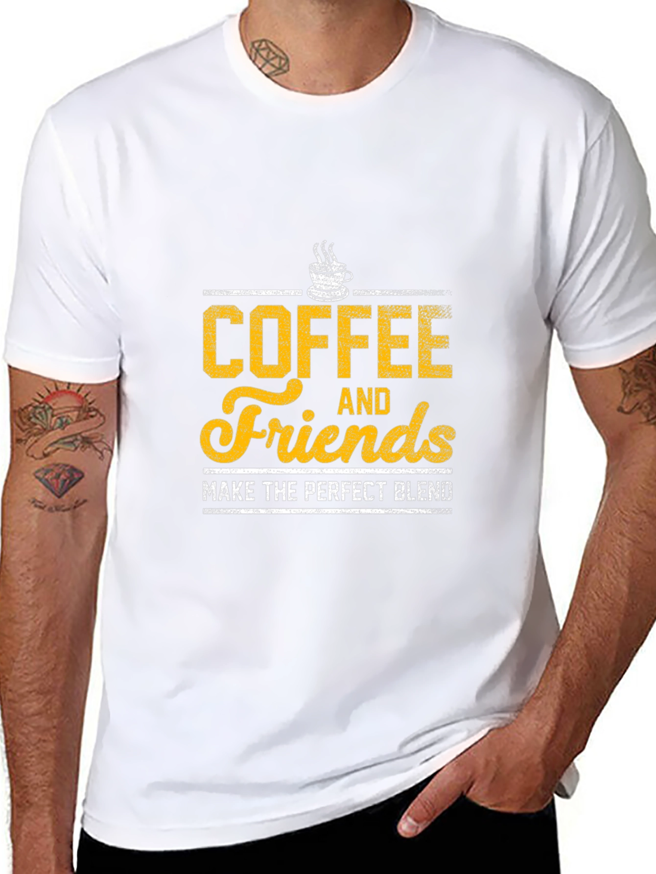 Coffee and Friends Graphic T-Shirt