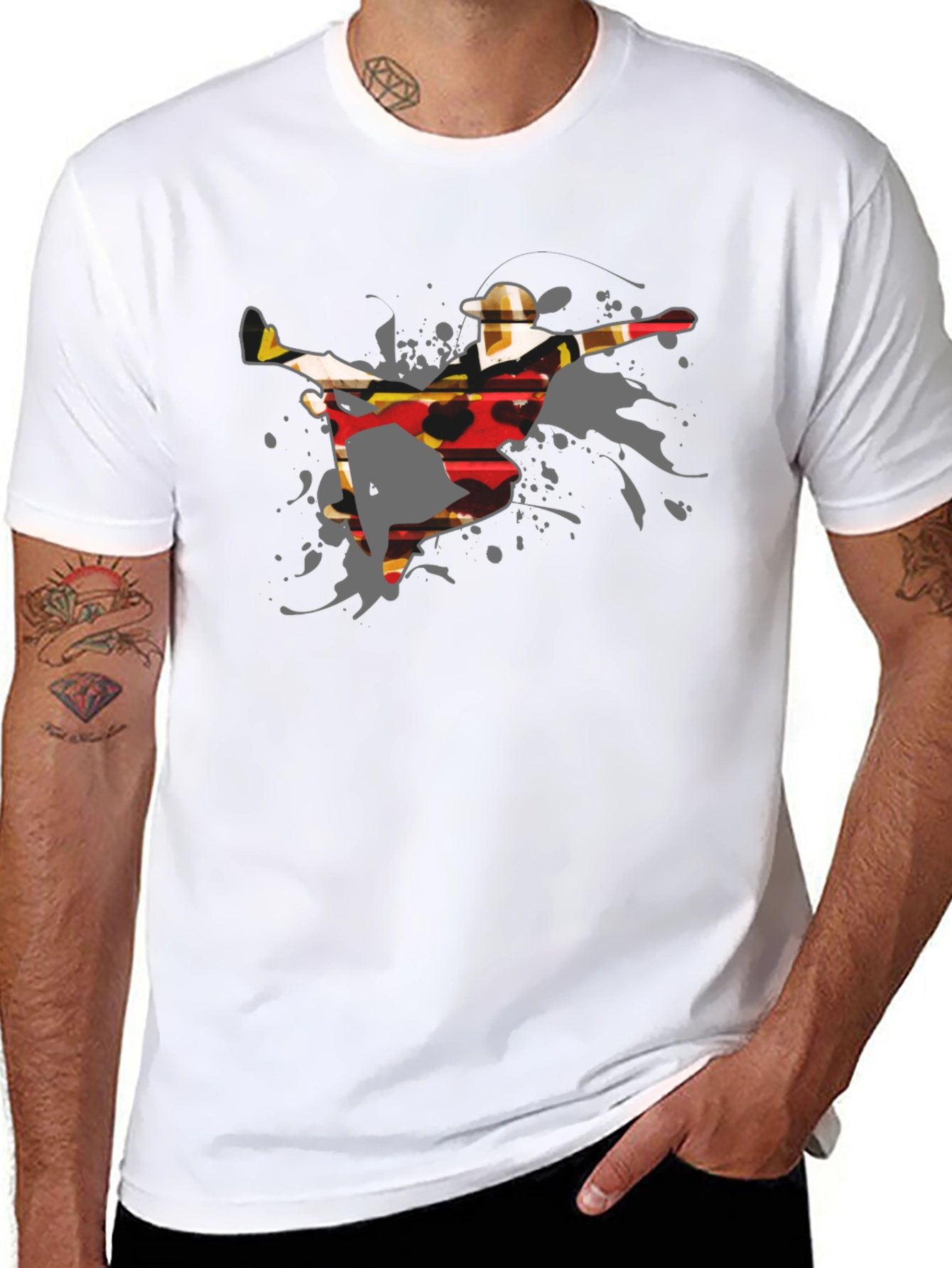 Maryland Flag Dab T-Shirt