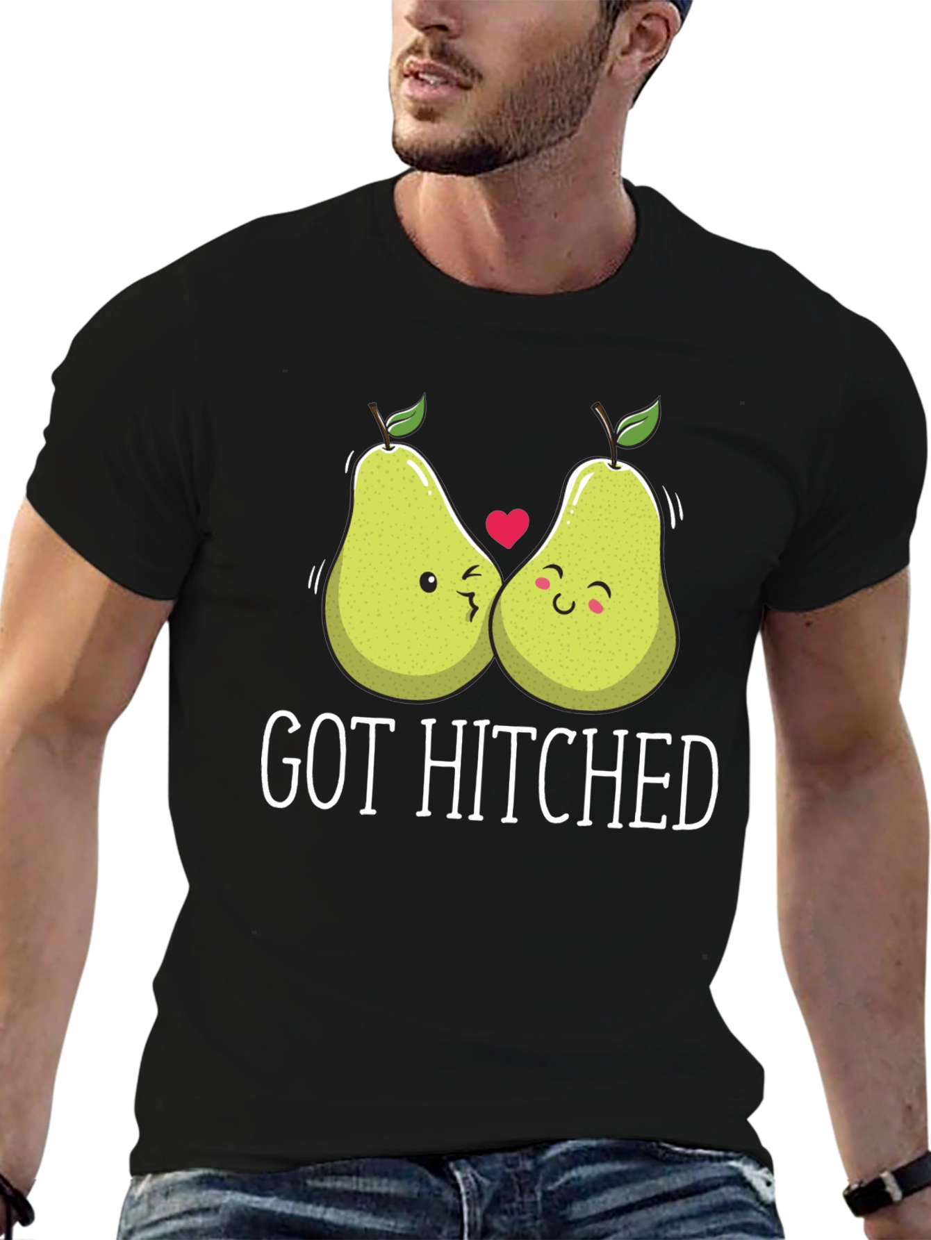 Got Hitched Pear Pun T-Shirt