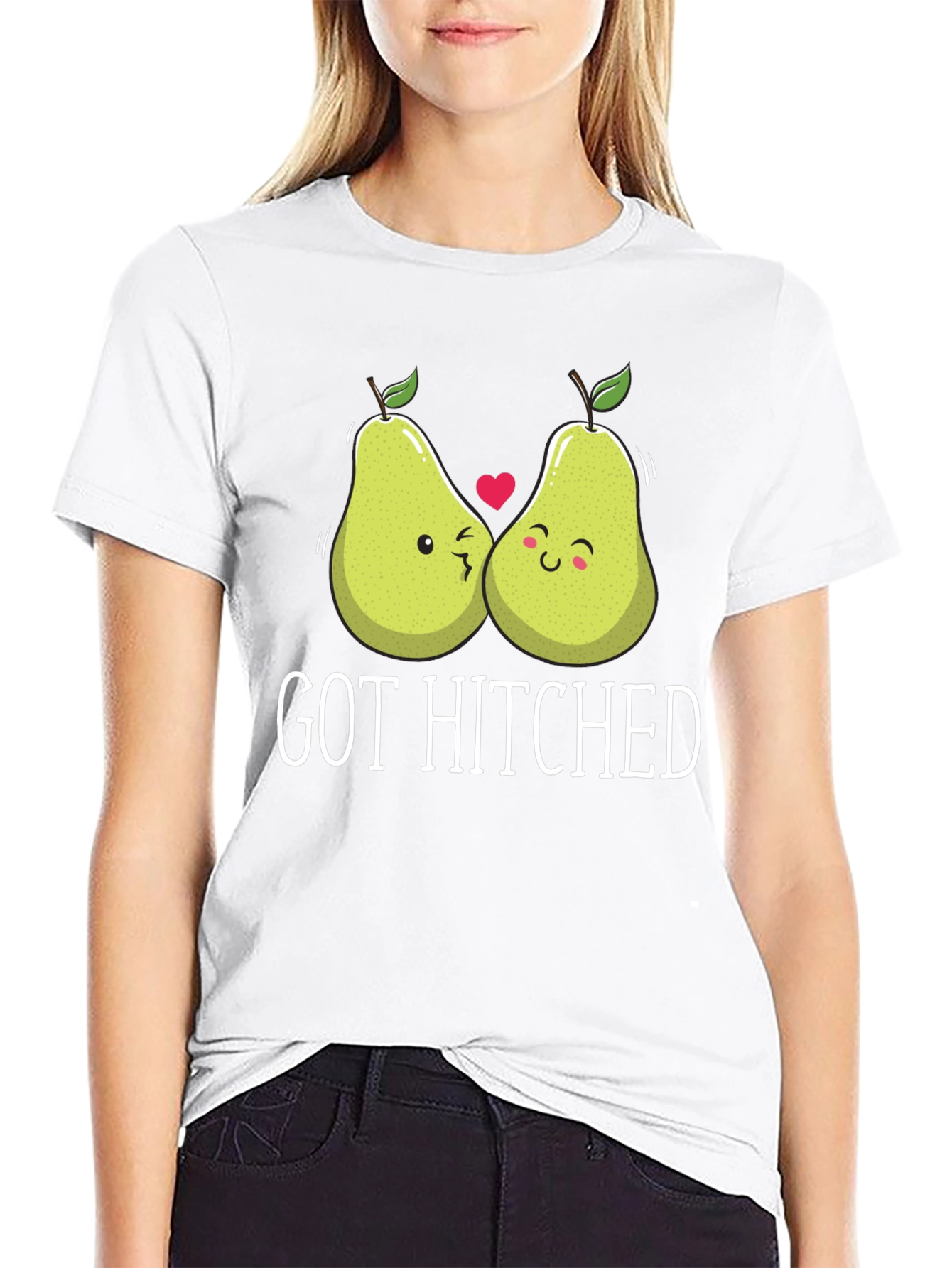 Got Hitched Pear Pun T-Shirt