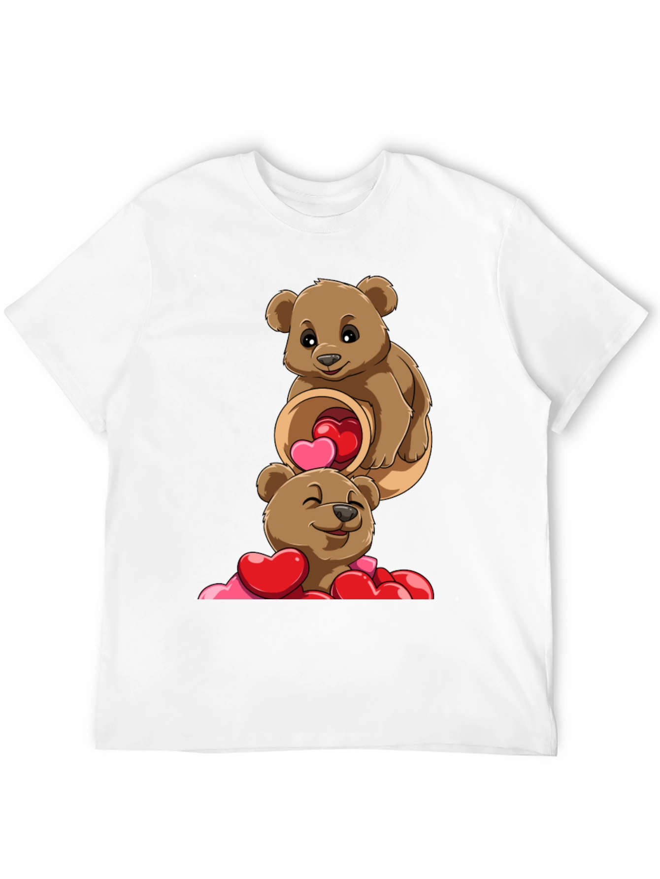 Bear Hugs & Hearts T-Shirt - Valentines Day Tee
