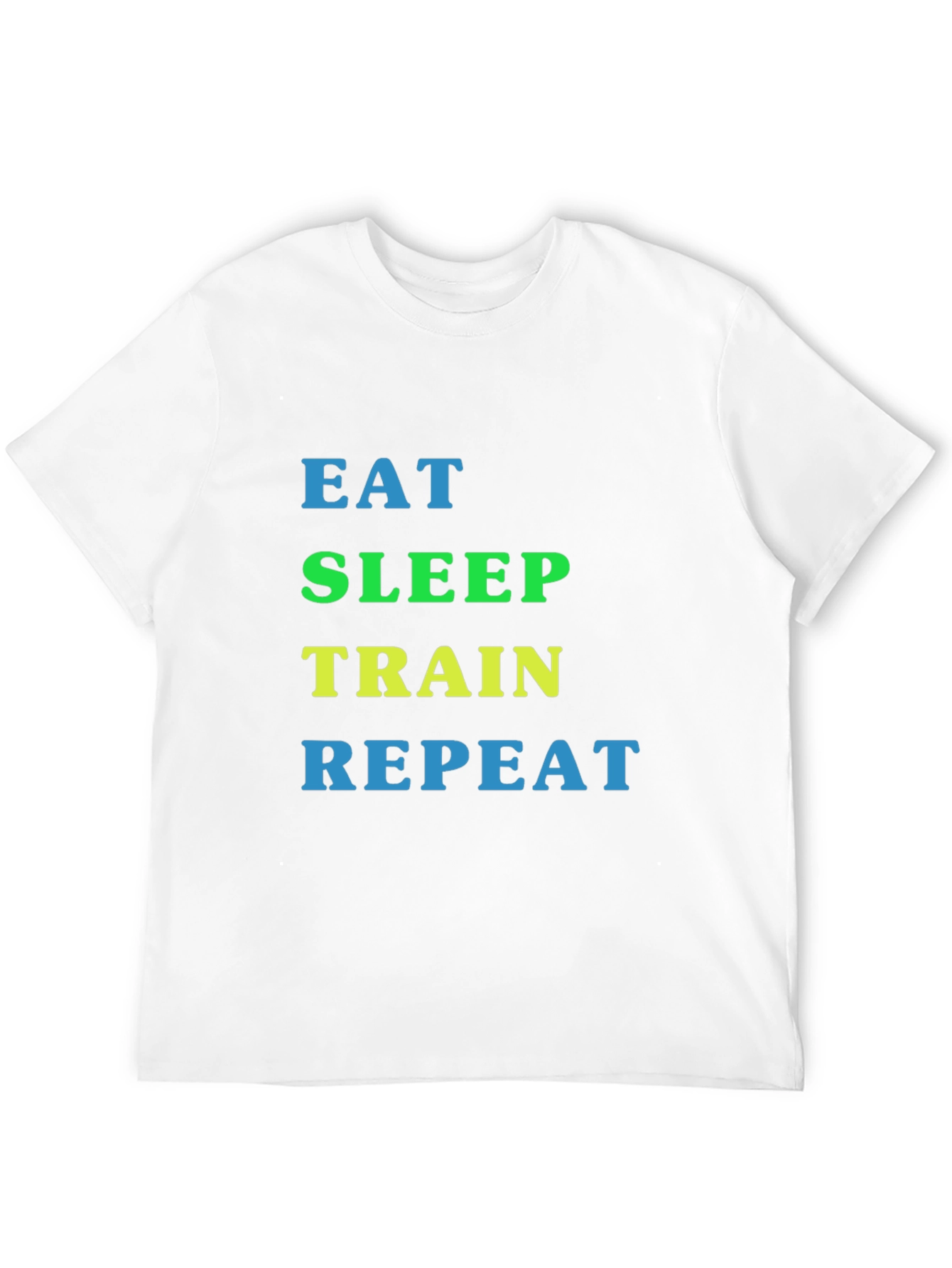 Eat Sleep Train Repeat Graphic T-Shirt