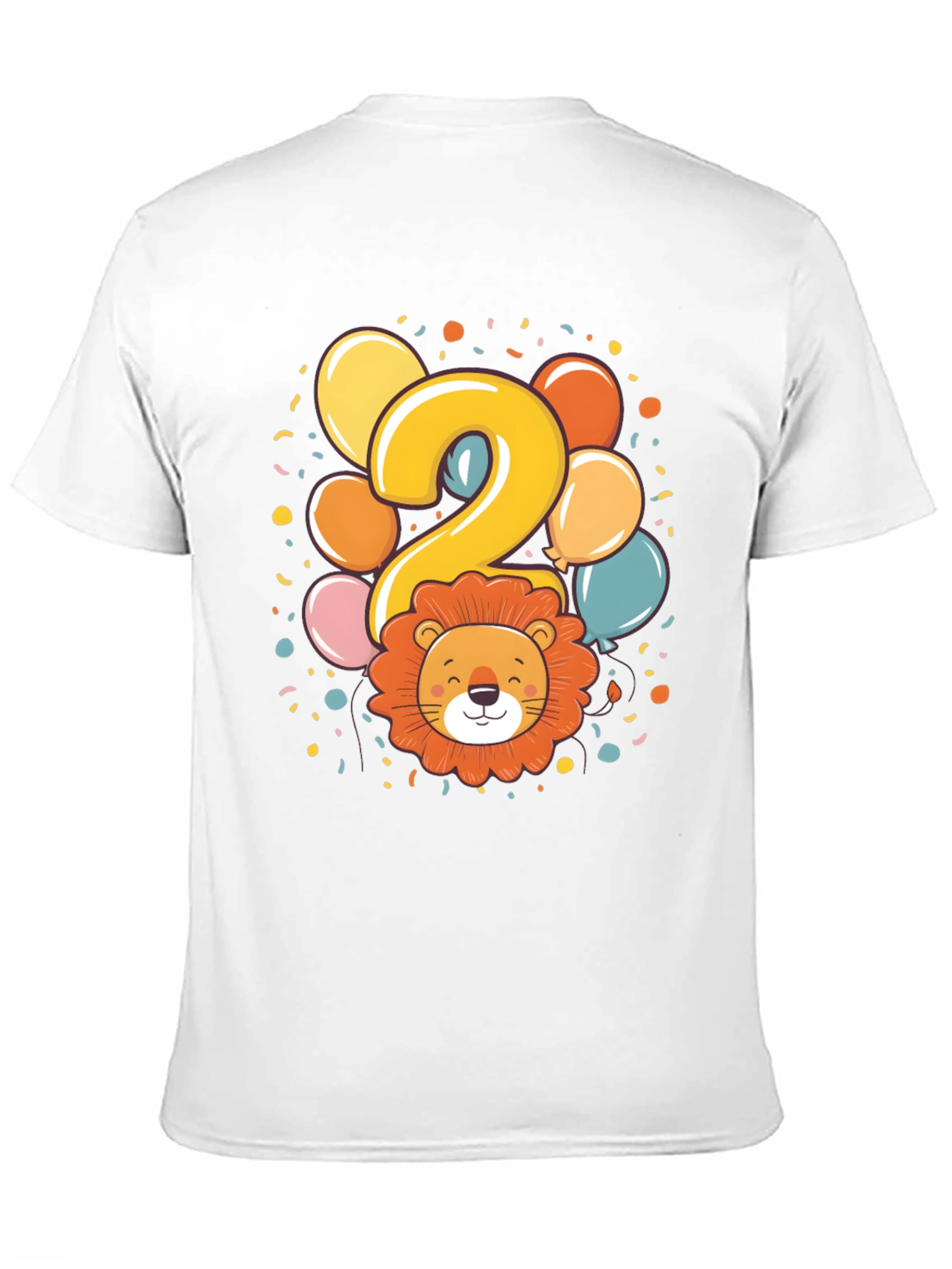 Kids 2nd Birthday Lion T-Shirt