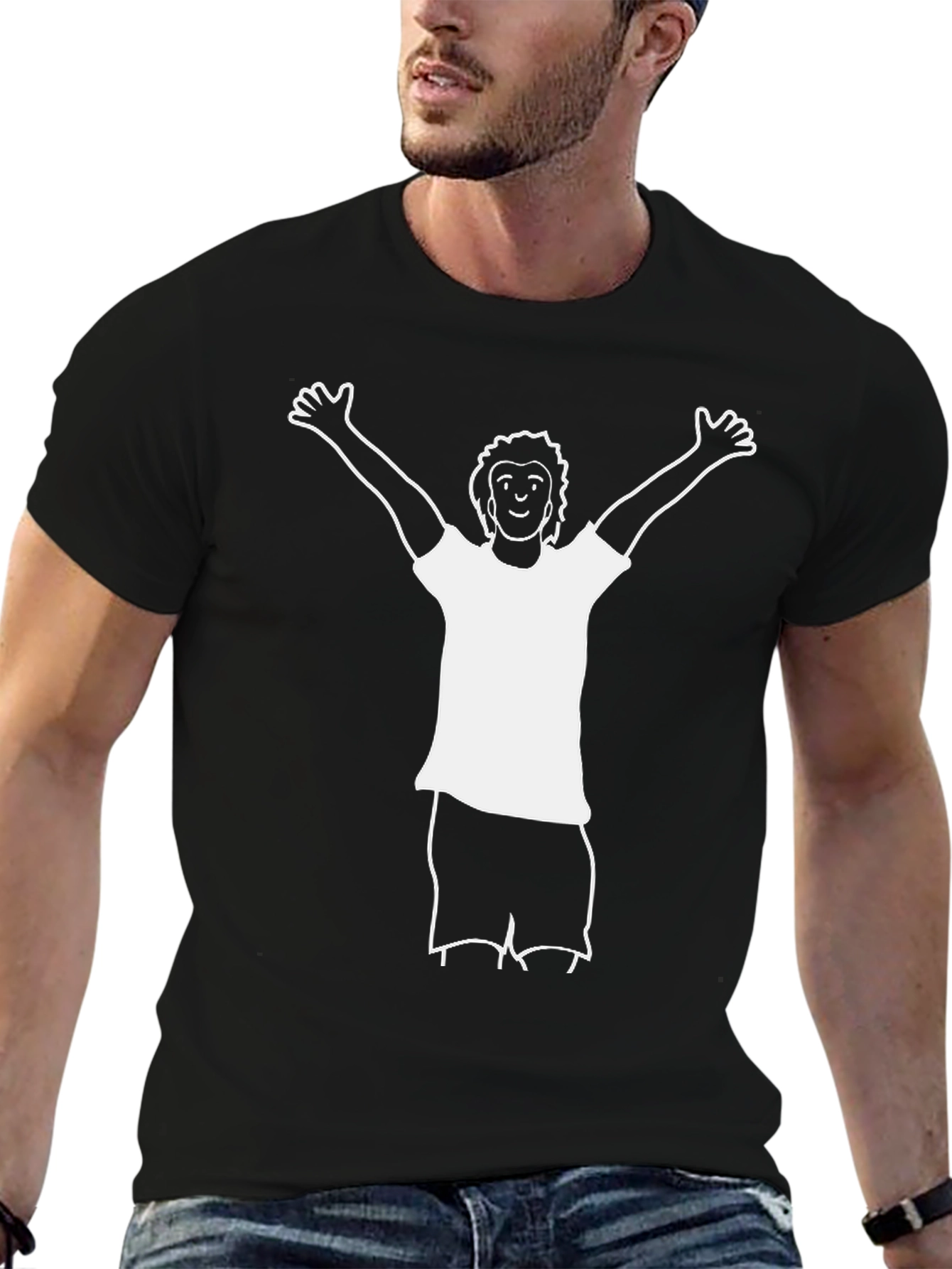 Graphic Tee - Happy Man Design