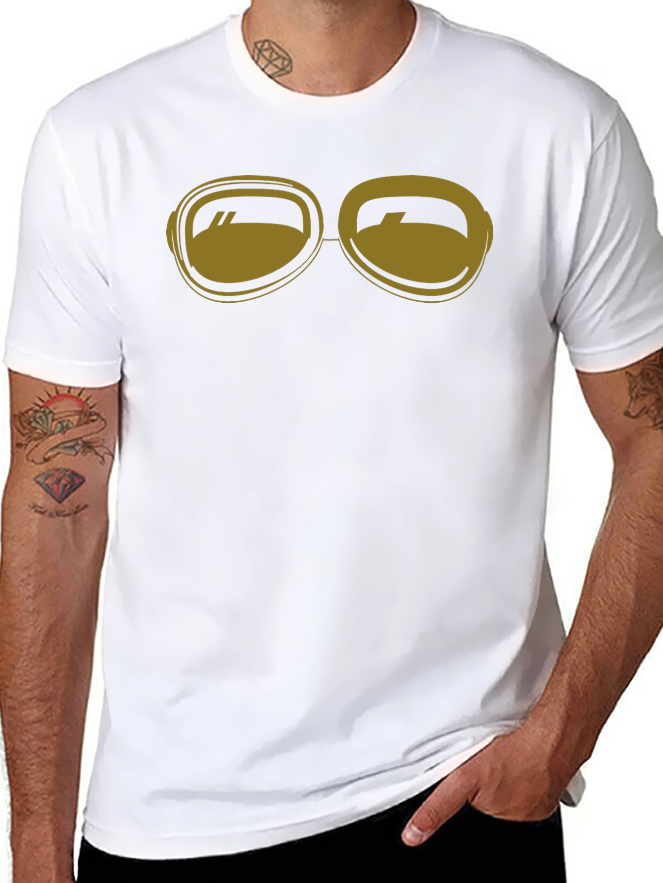 Retro Sunglasses Graphic T-Shirt - Classic Style