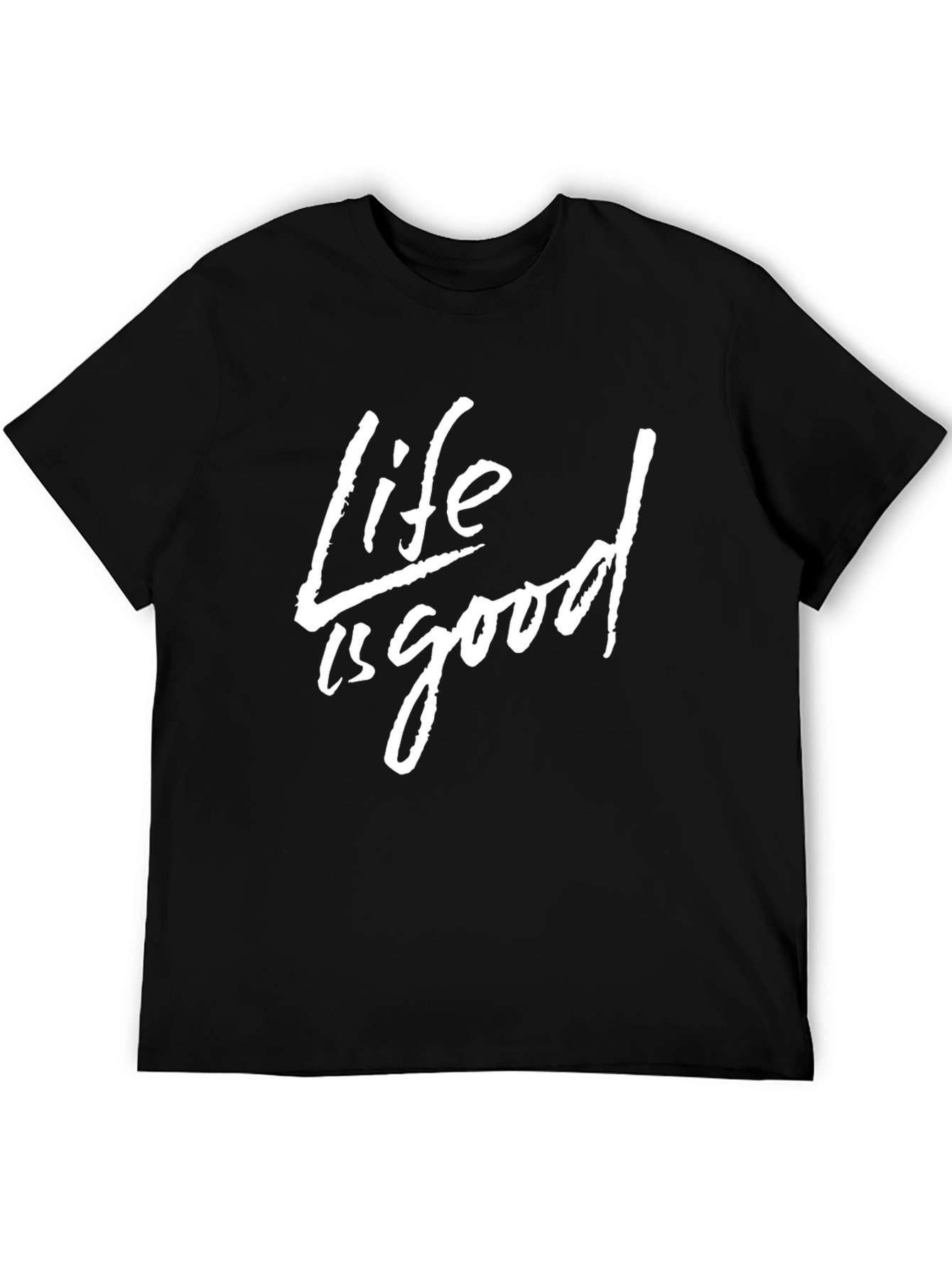 Life is Good Graphic Tee - Classic Black T-Shirt