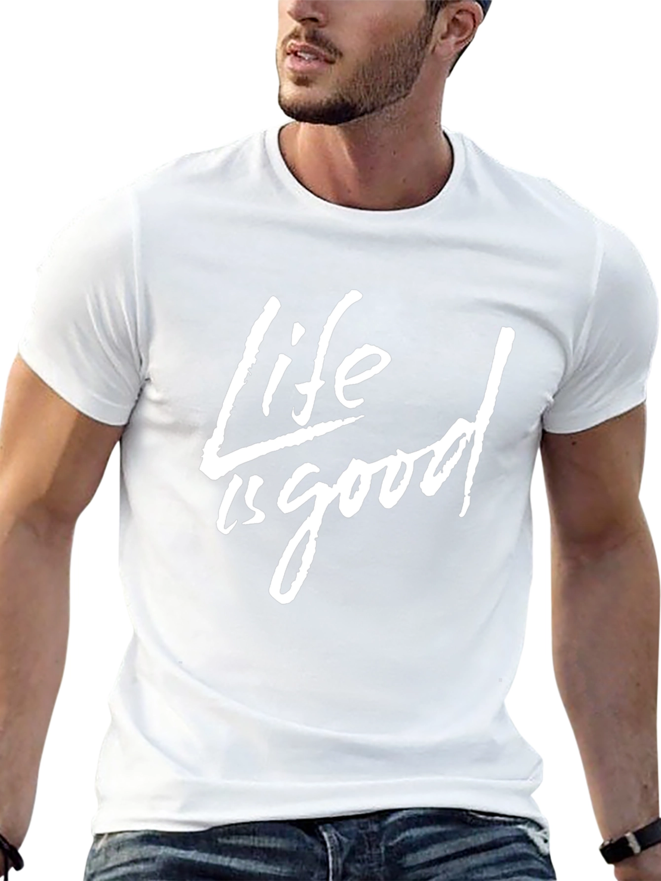 Life is Good Graphic Tee - Classic Black T-Shirt