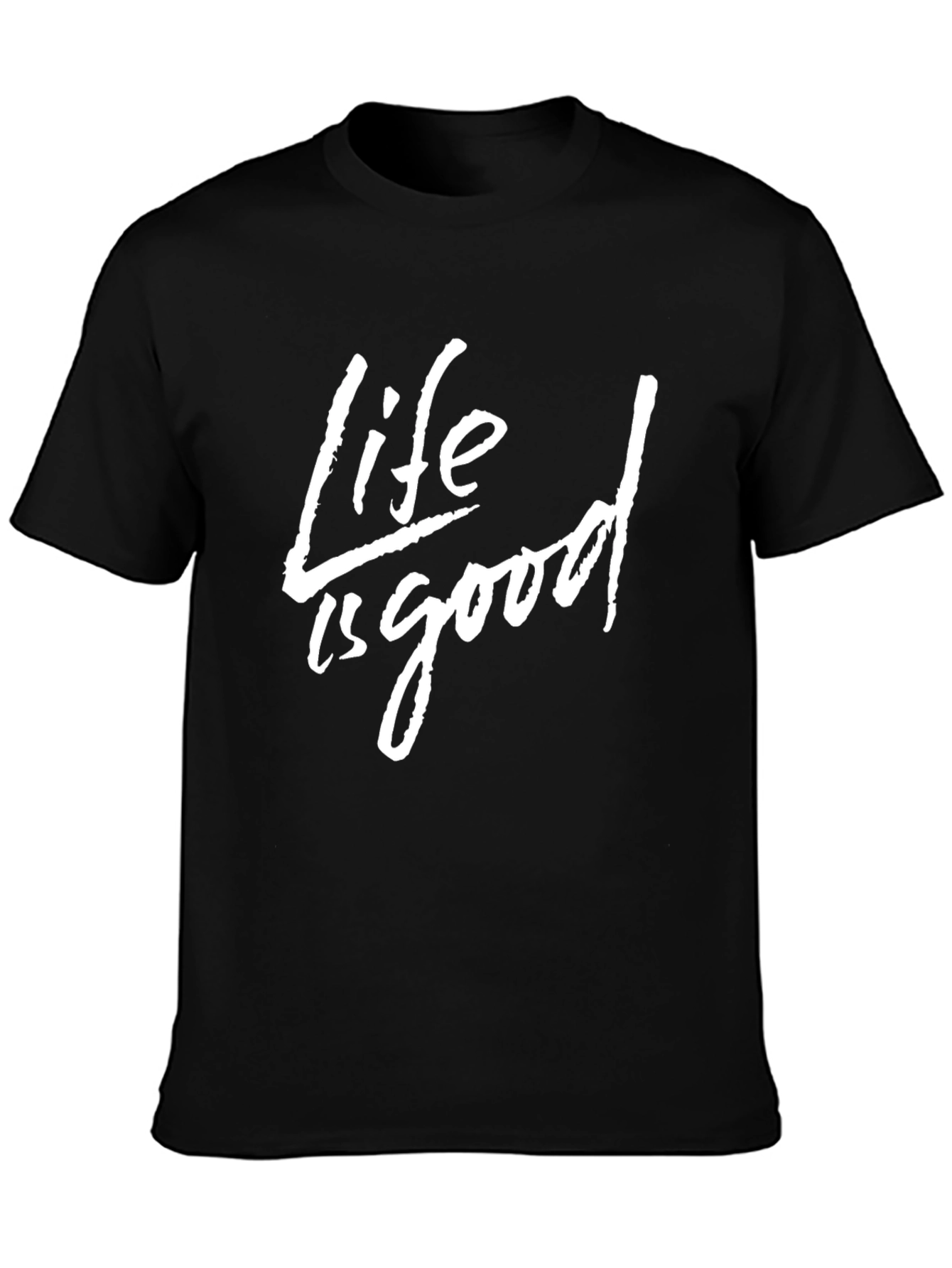 Life is Good Graphic Tee - Classic Black T-Shirt