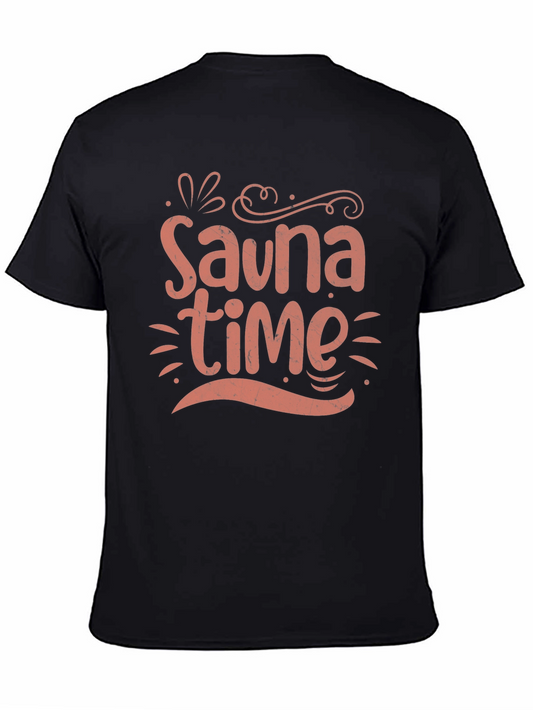 Sauna Time Graphic Tee - Relax in Style