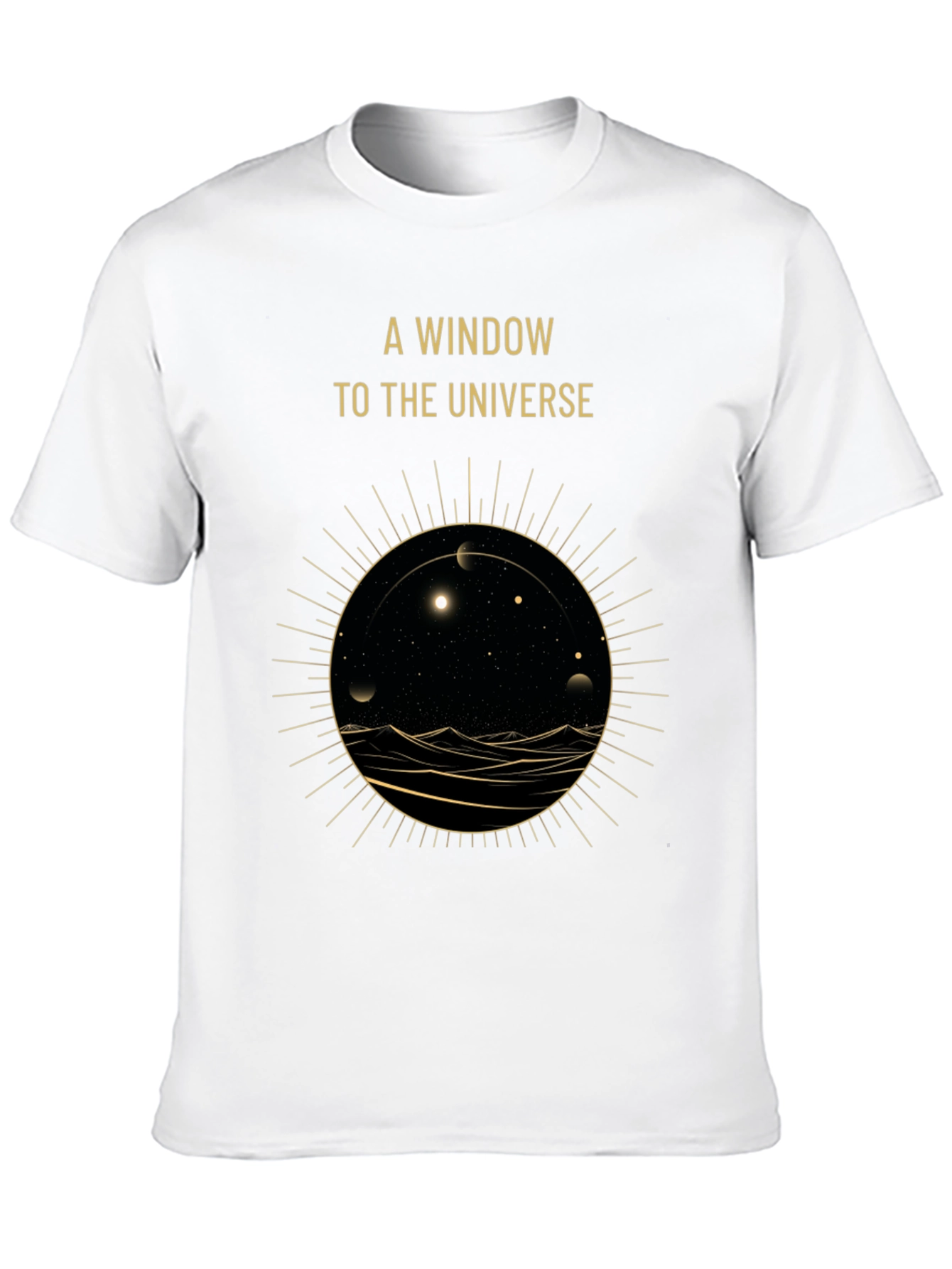A Window to the Universe Graphic Tee - Black