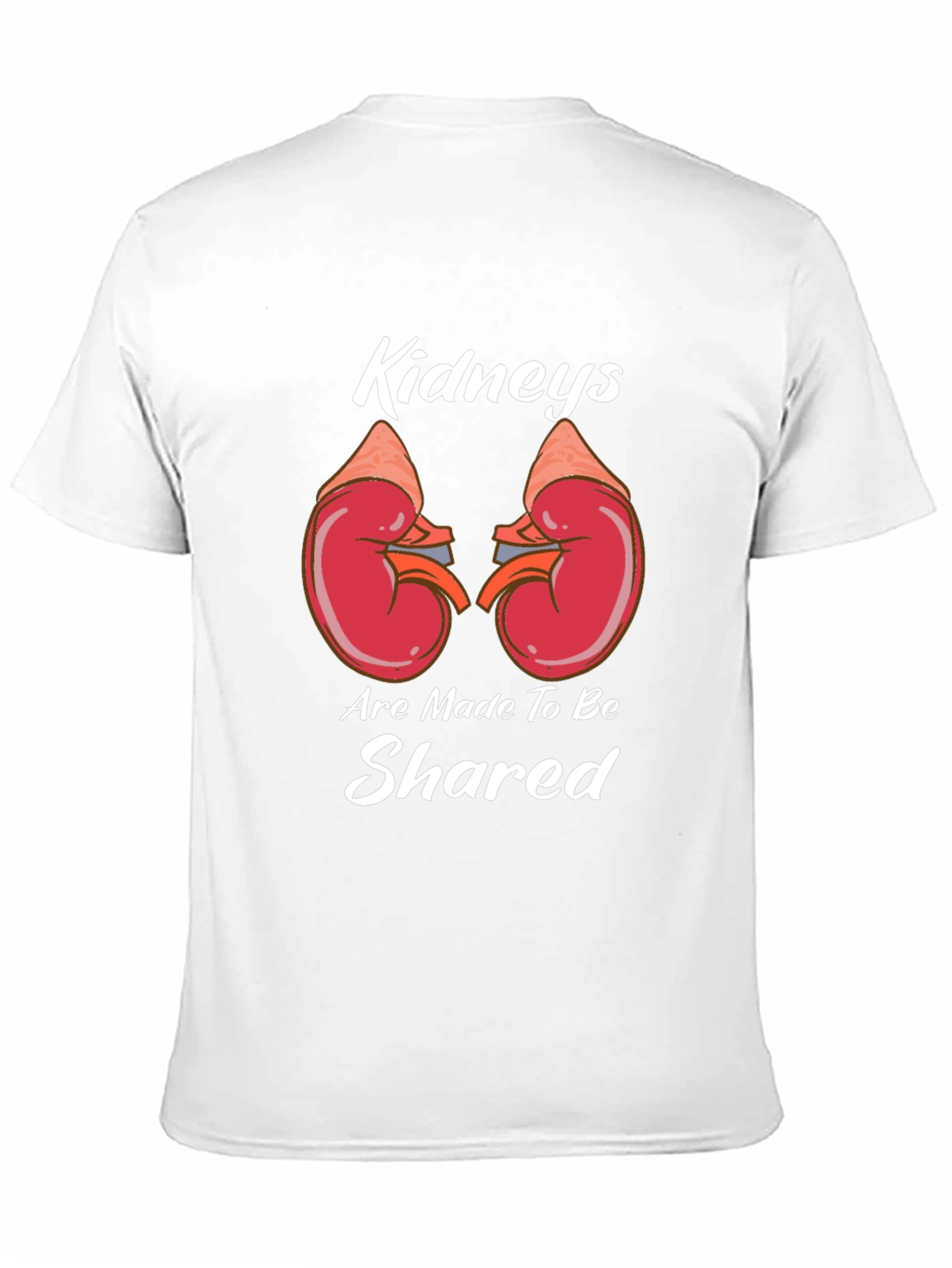 Kidneys Are Made To Be Shared Black T-Shirt