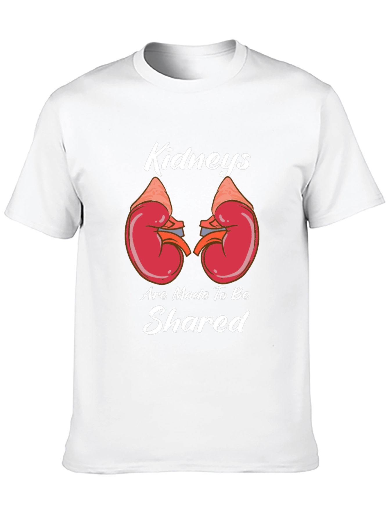 Kidneys Are Made To Be Shared Black T-Shirt