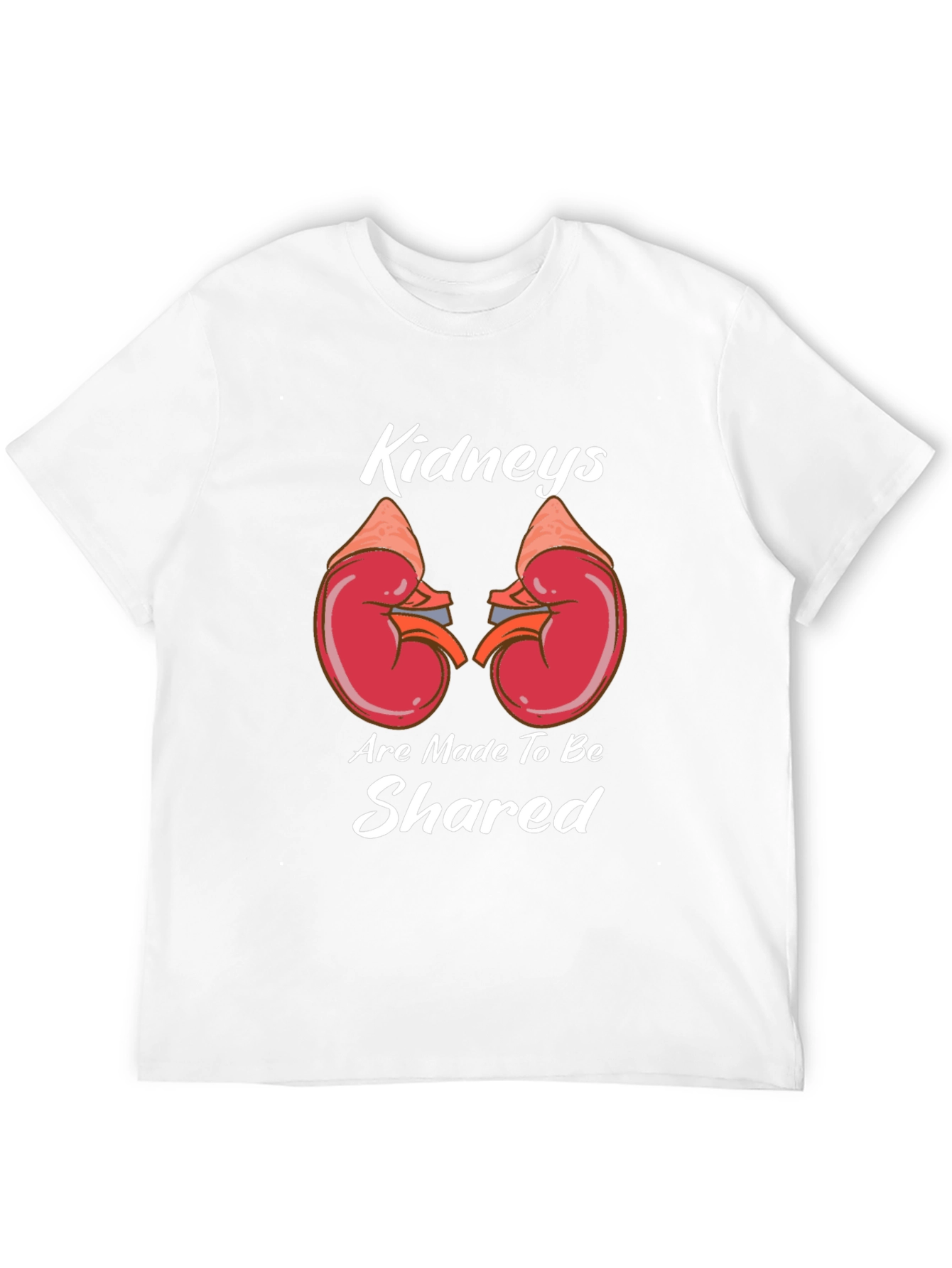 Kidneys Are Made To Be Shared Black T-Shirt