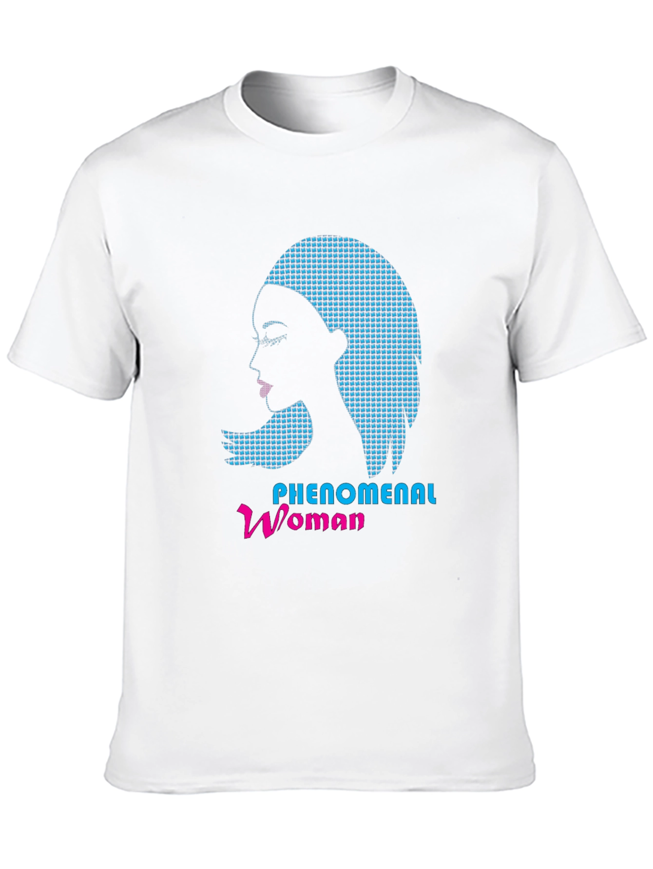 Phenomenal Woman Graphic Print Black Tee