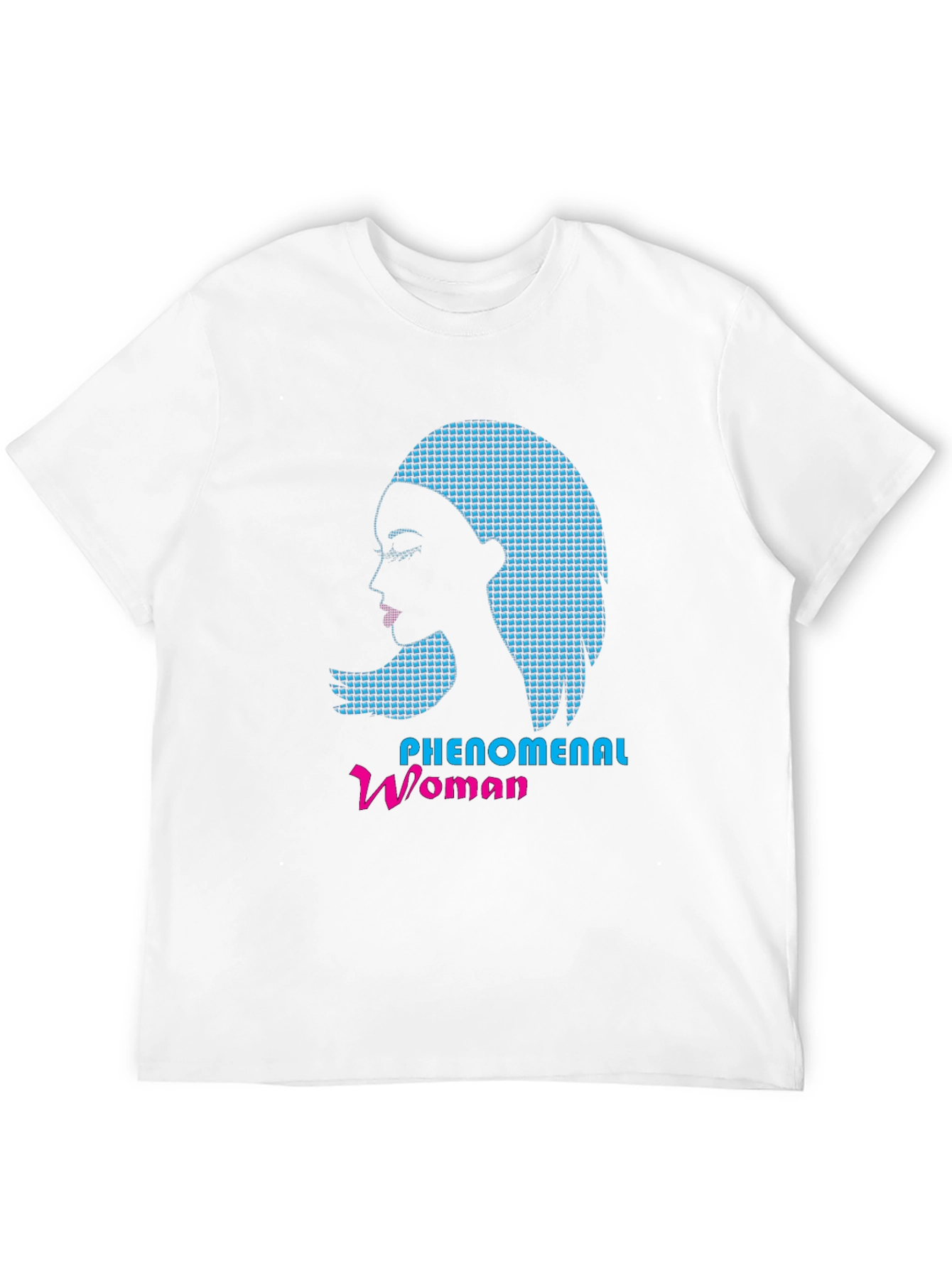 Phenomenal Woman Graphic Print Black Tee