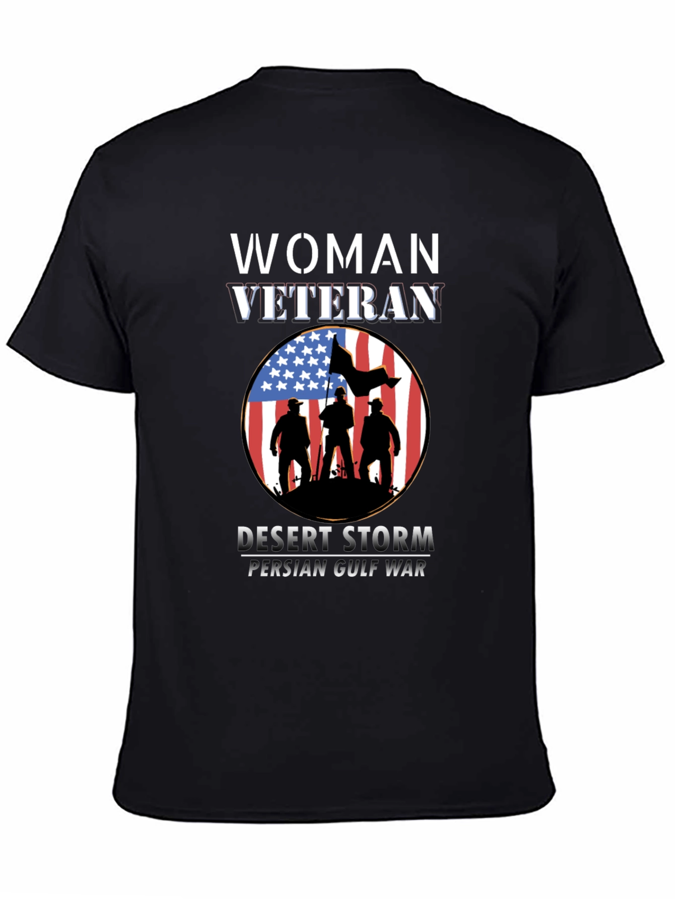 Woman Veteran Desert Storm T-Shirt