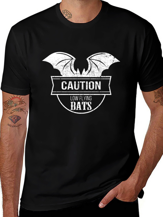 Caution Low Flying Bats Graphic T-Shirt