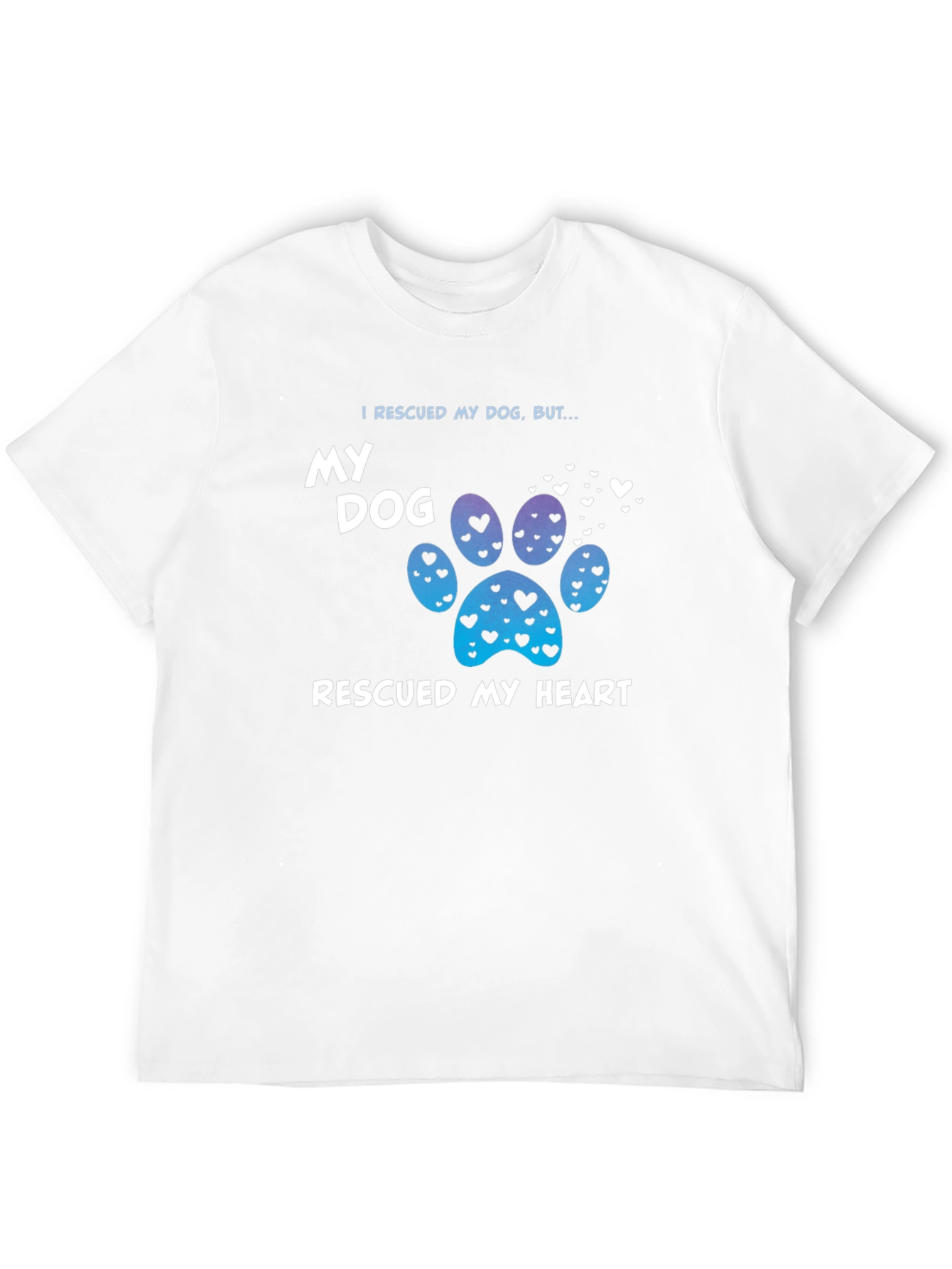 Rescued Dog Rescued Heart T-Shirt