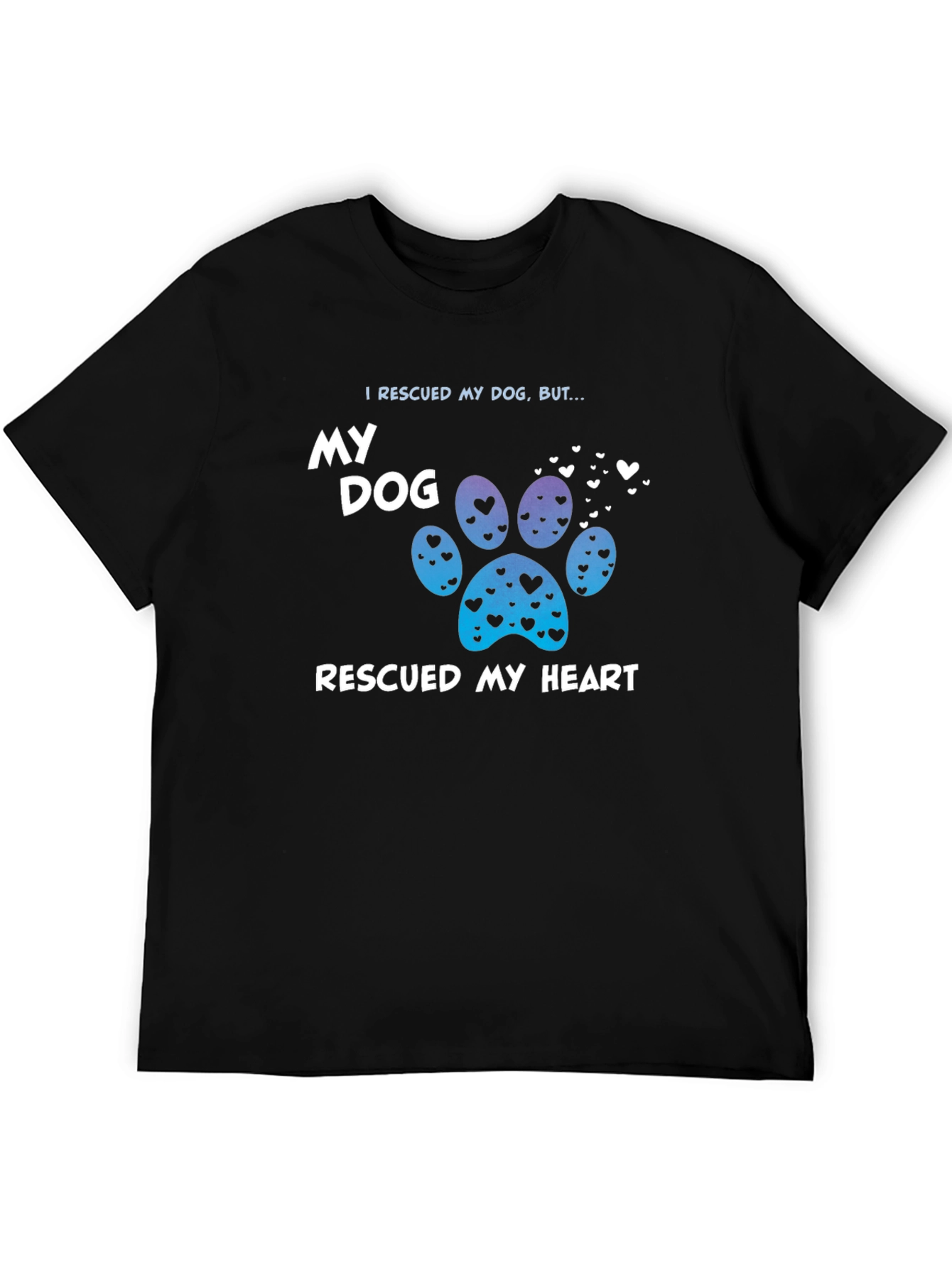 Rescued Dog Rescued Heart T-Shirt