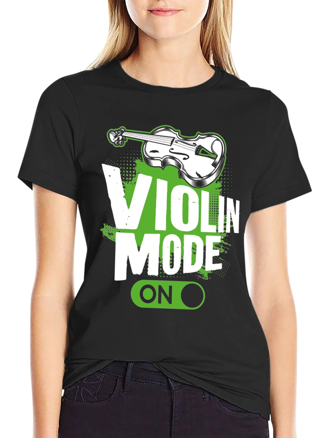 Violin Mode On - Graphic T-Shirt