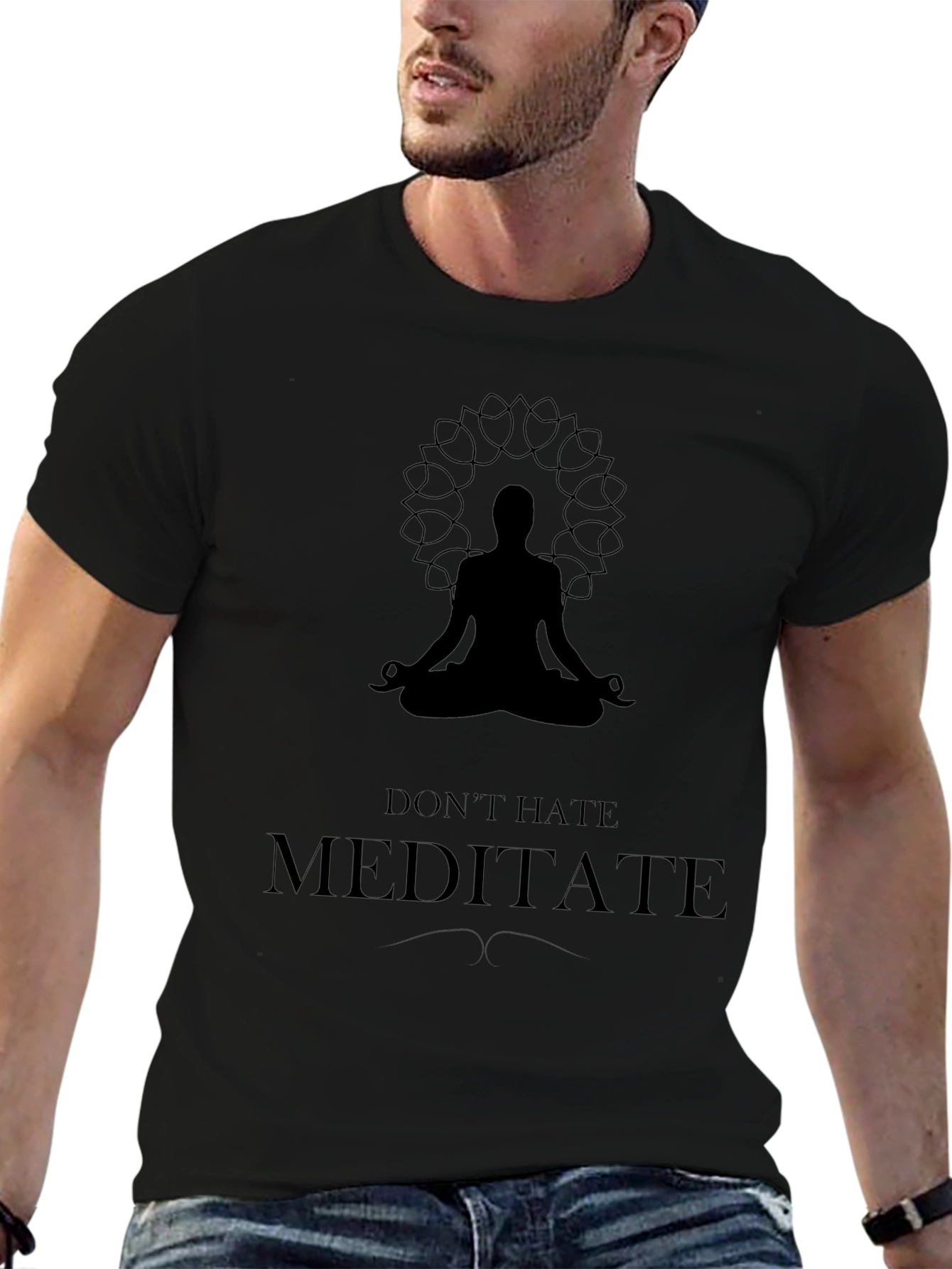 Meditate Graphic Tee - Relax and Unwind