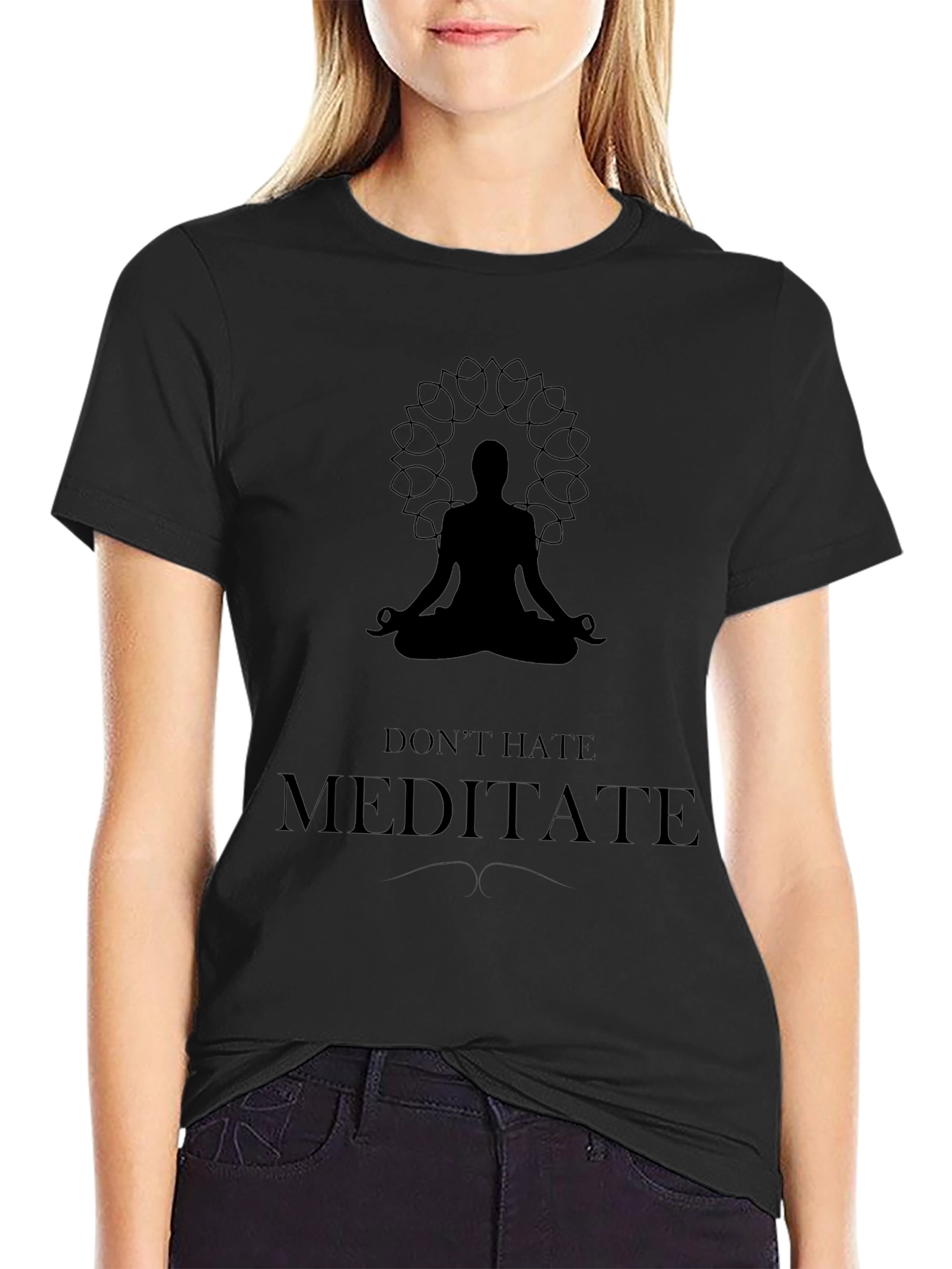 Meditate Graphic Tee - Relax and Unwind