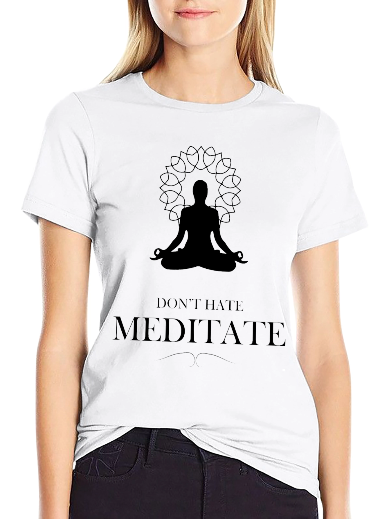 Meditate Graphic Tee - Relax and Unwind