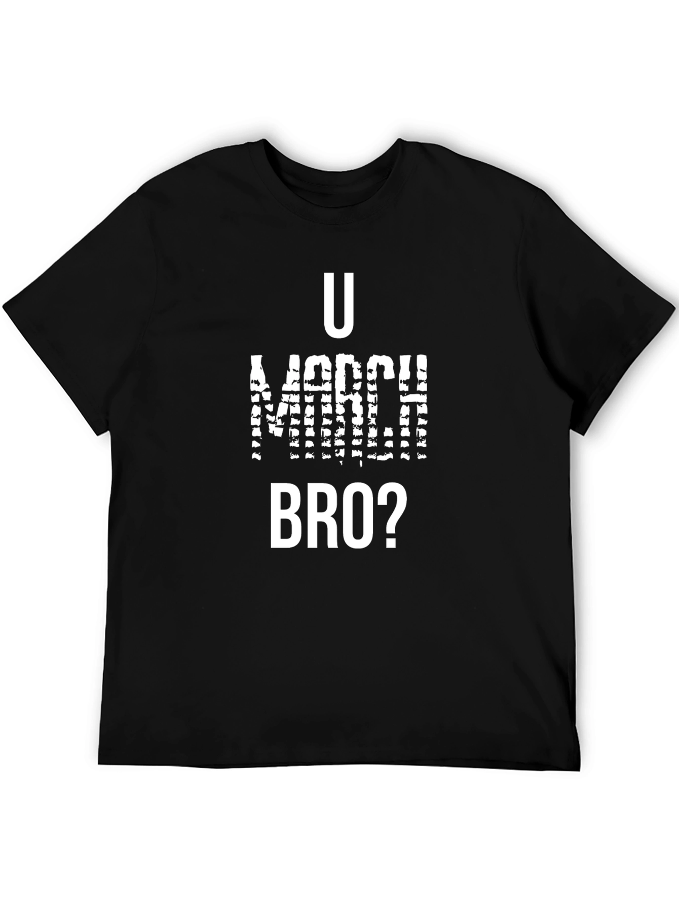 U Mad Bro? Graphic Tee - Black Cotton T-Shirt