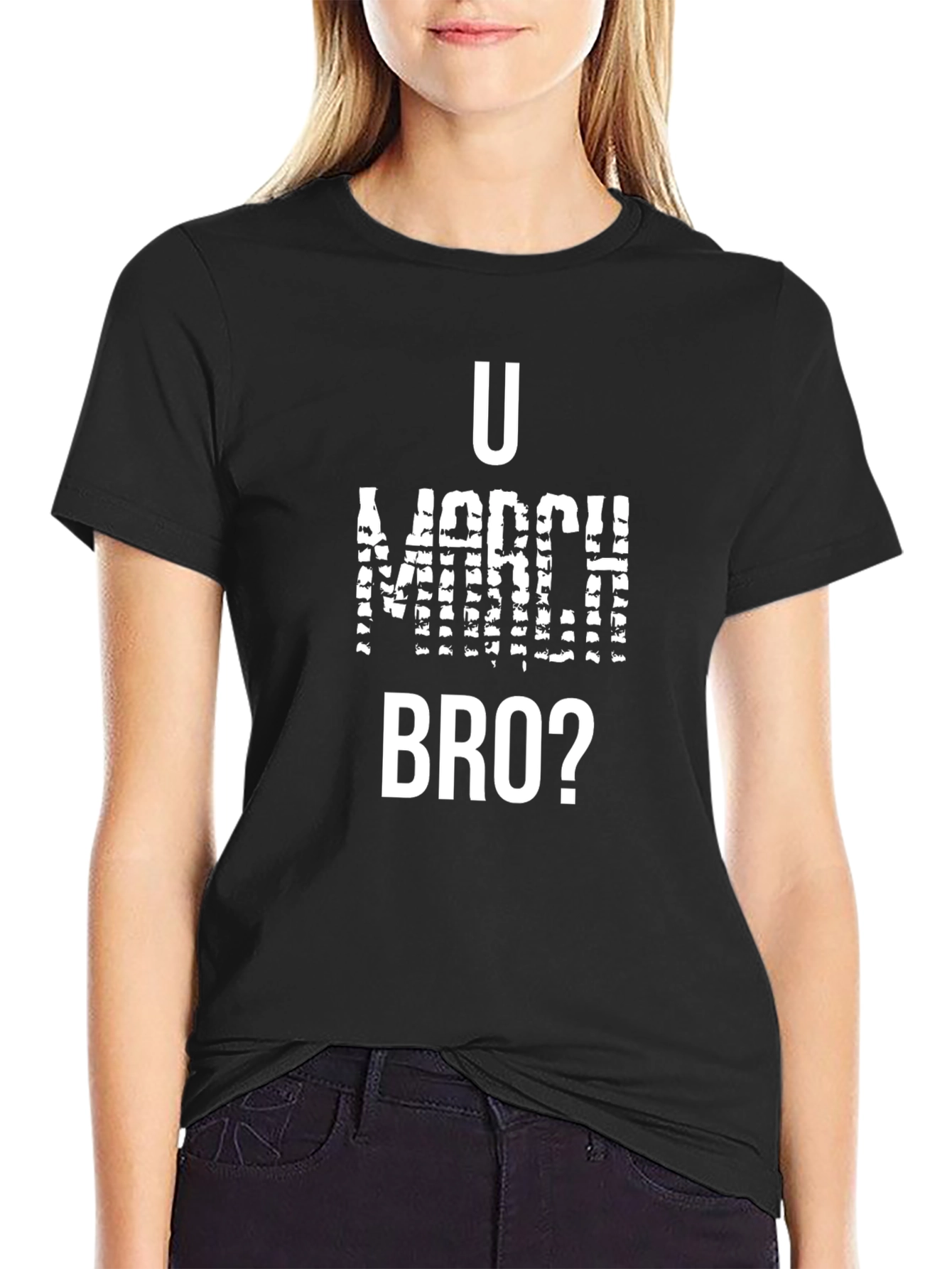 U Mad Bro? Graphic Tee - Black Cotton T-Shirt