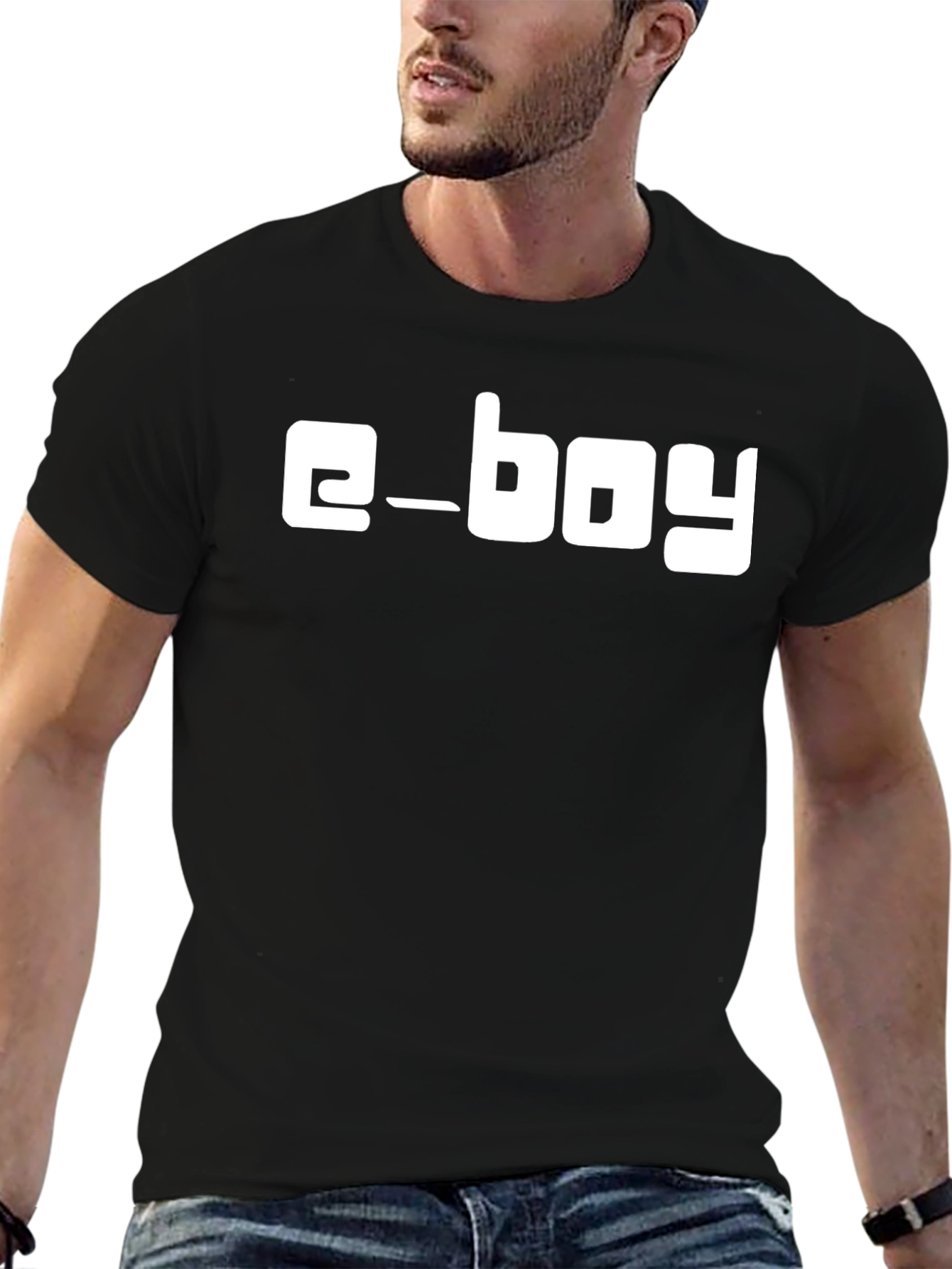 E-boy Black Graphic Tee