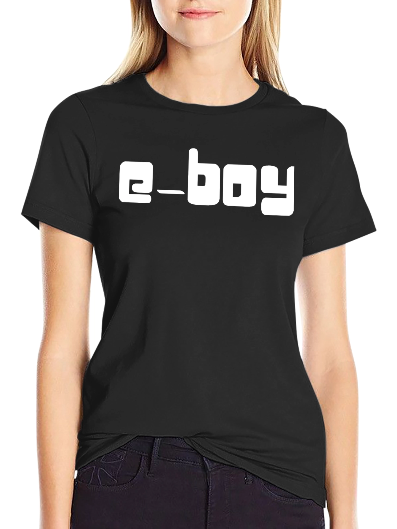 E-boy Black Graphic Tee