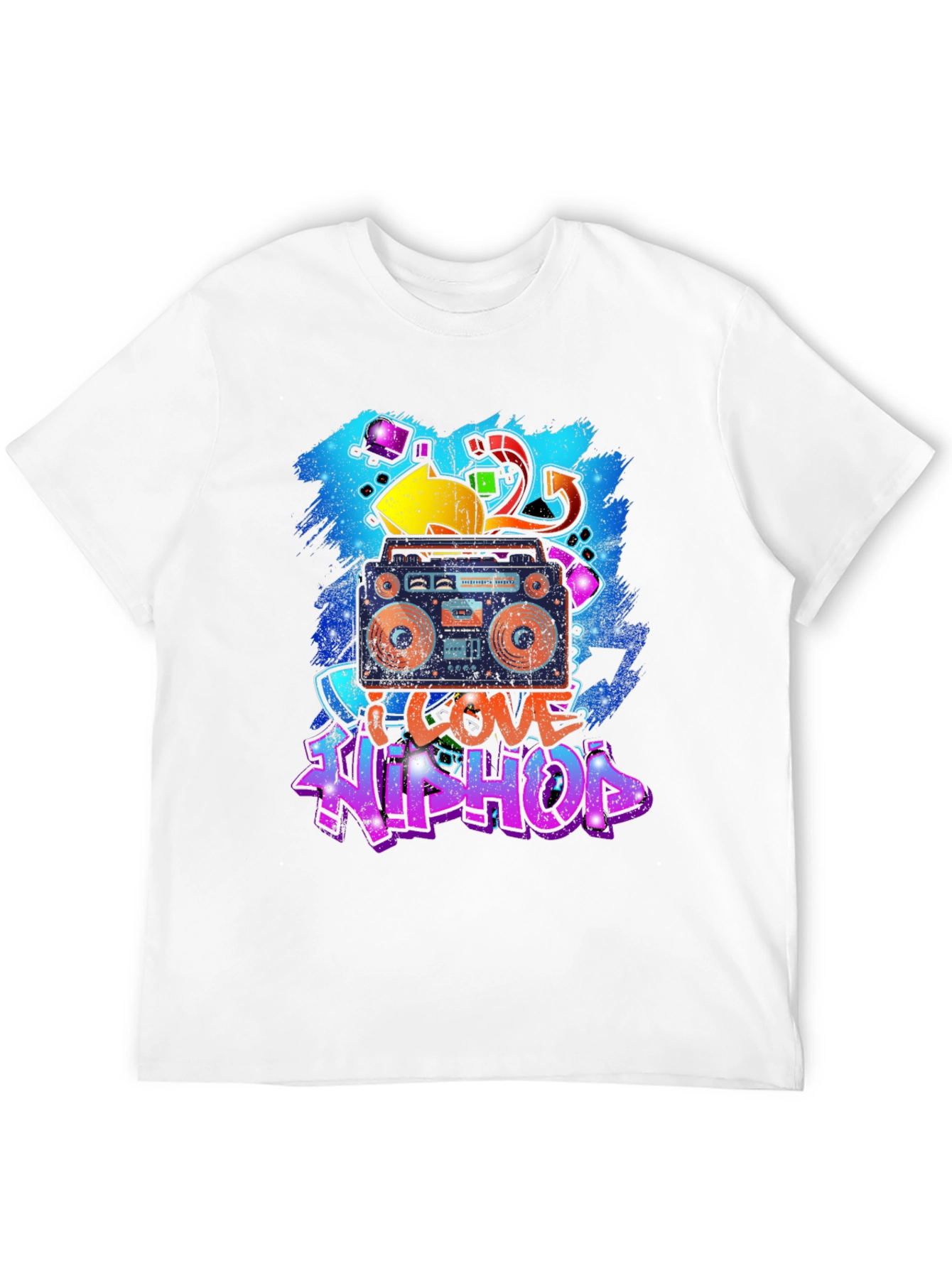 I Love Hip Hop Black T-Shirt