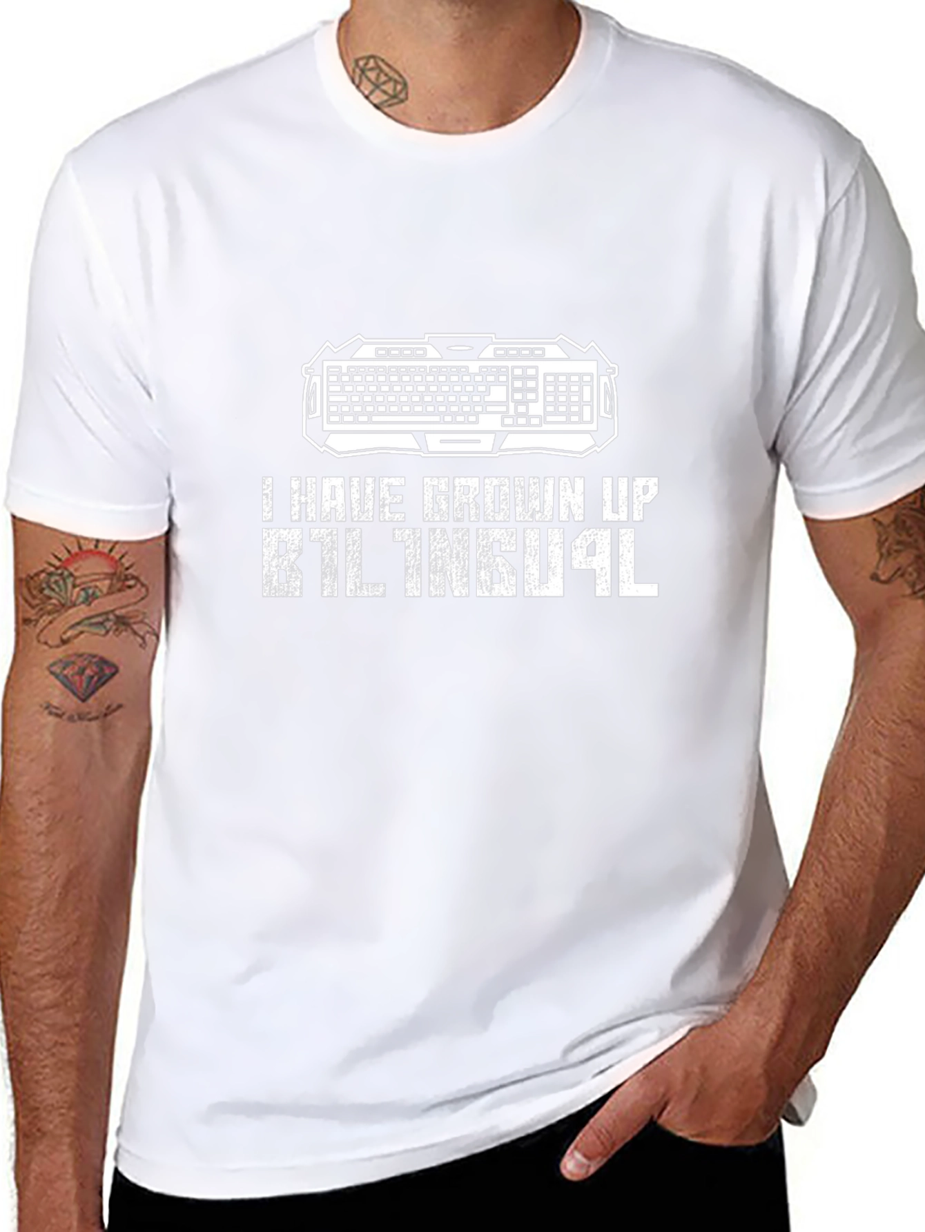 Bilingual Gamer T-Shirt: I Have Grown Up Bilingual