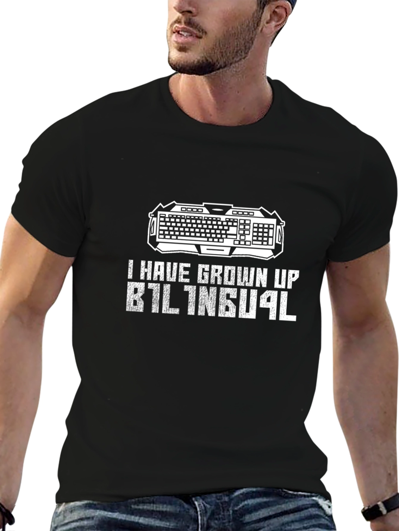 Bilingual Gamer T-Shirt: I Have Grown Up Bilingual