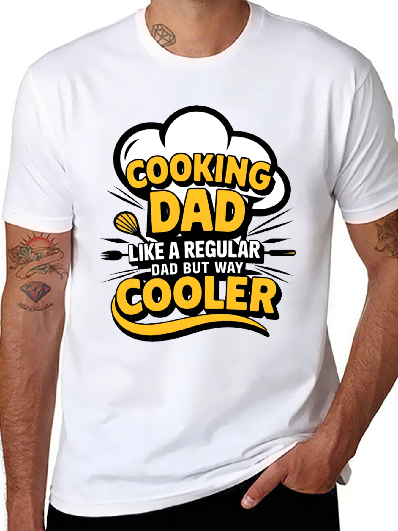 Cooking Dad T-Shirt - Cooler Chef Dad Tee